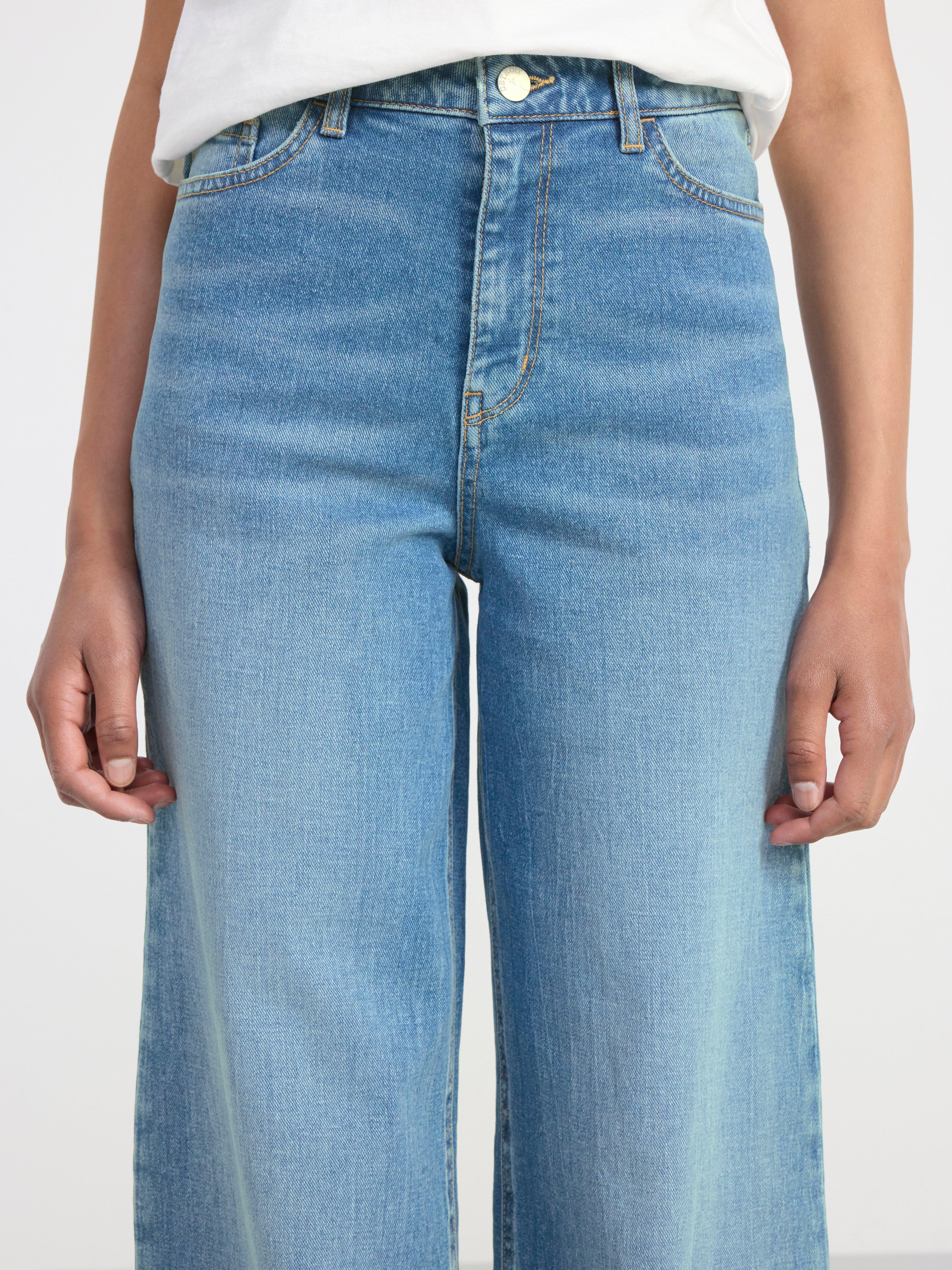 Viola Extra wide Jeans Denim