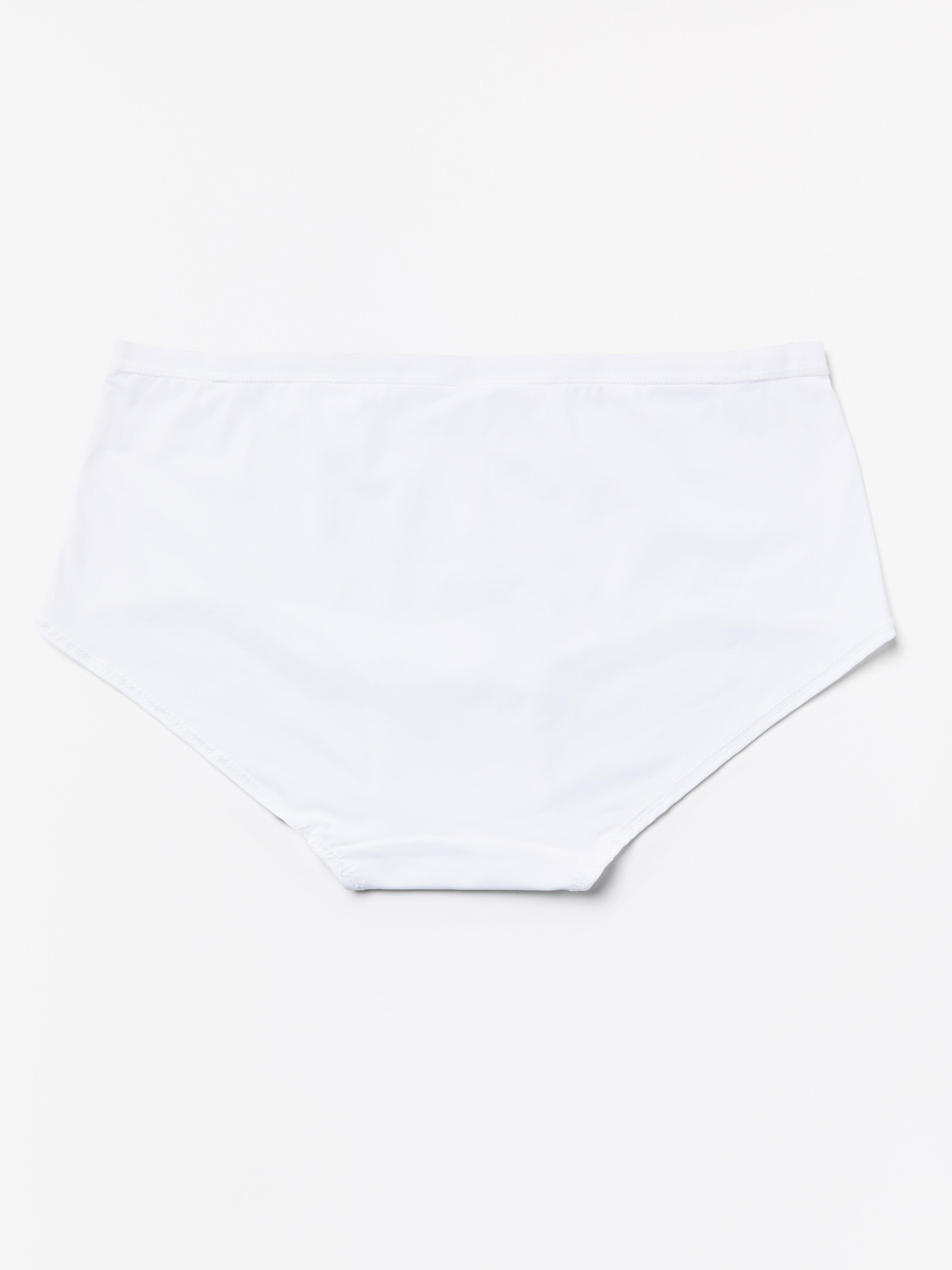 Regular waist brief White
