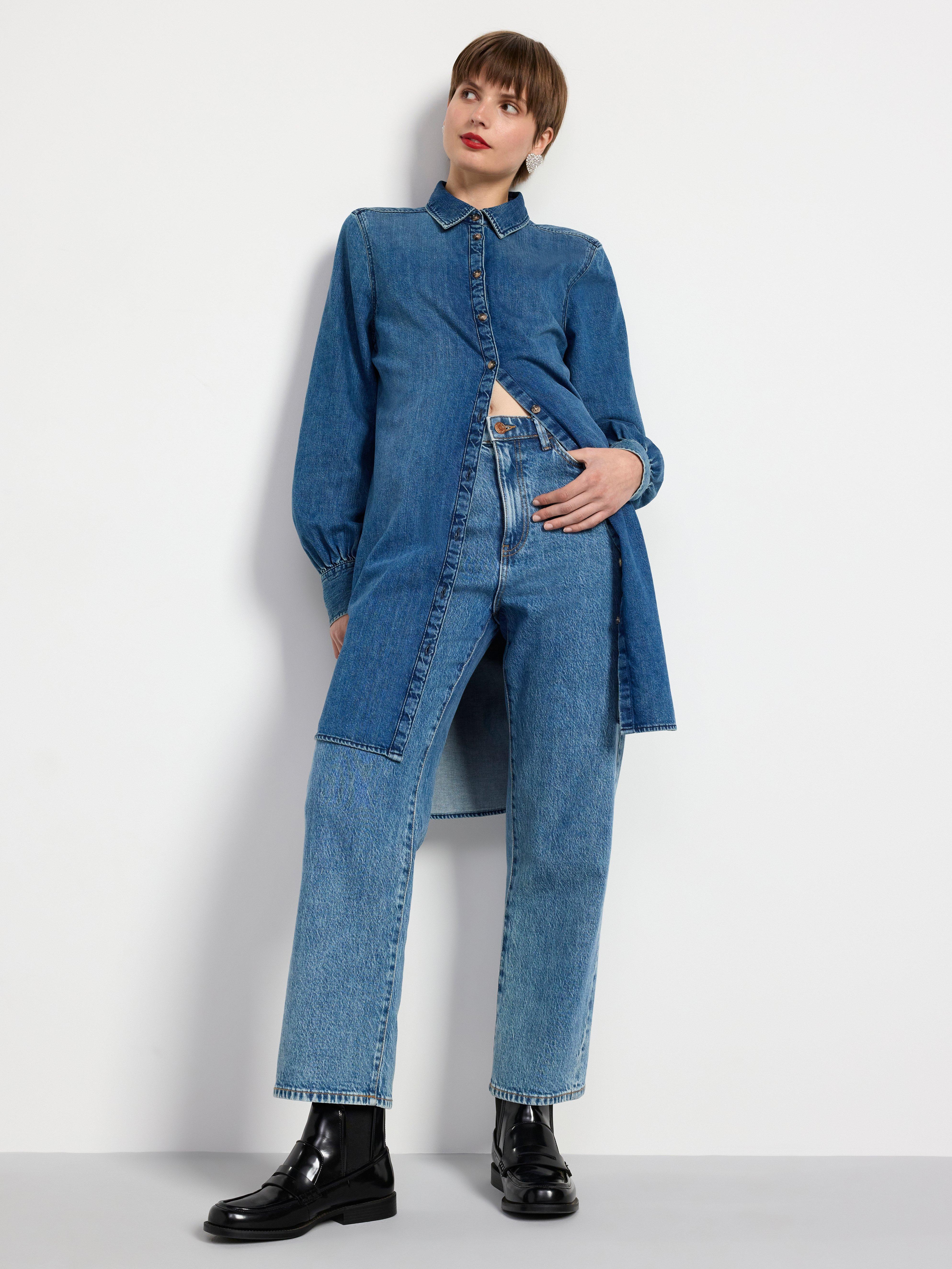 Denim dress Denim blue