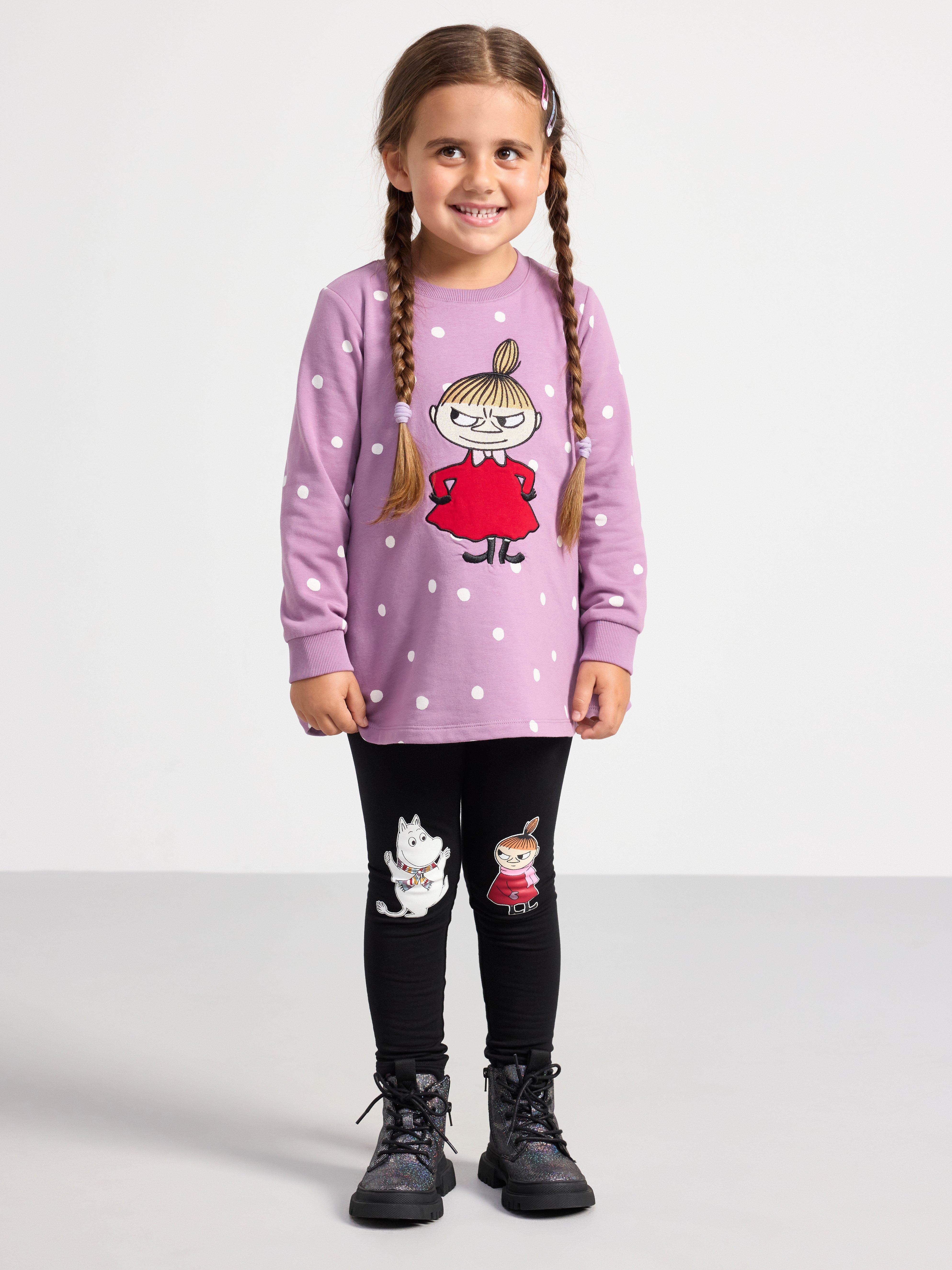 Tunic with Moomin print Light Dusty Lilac