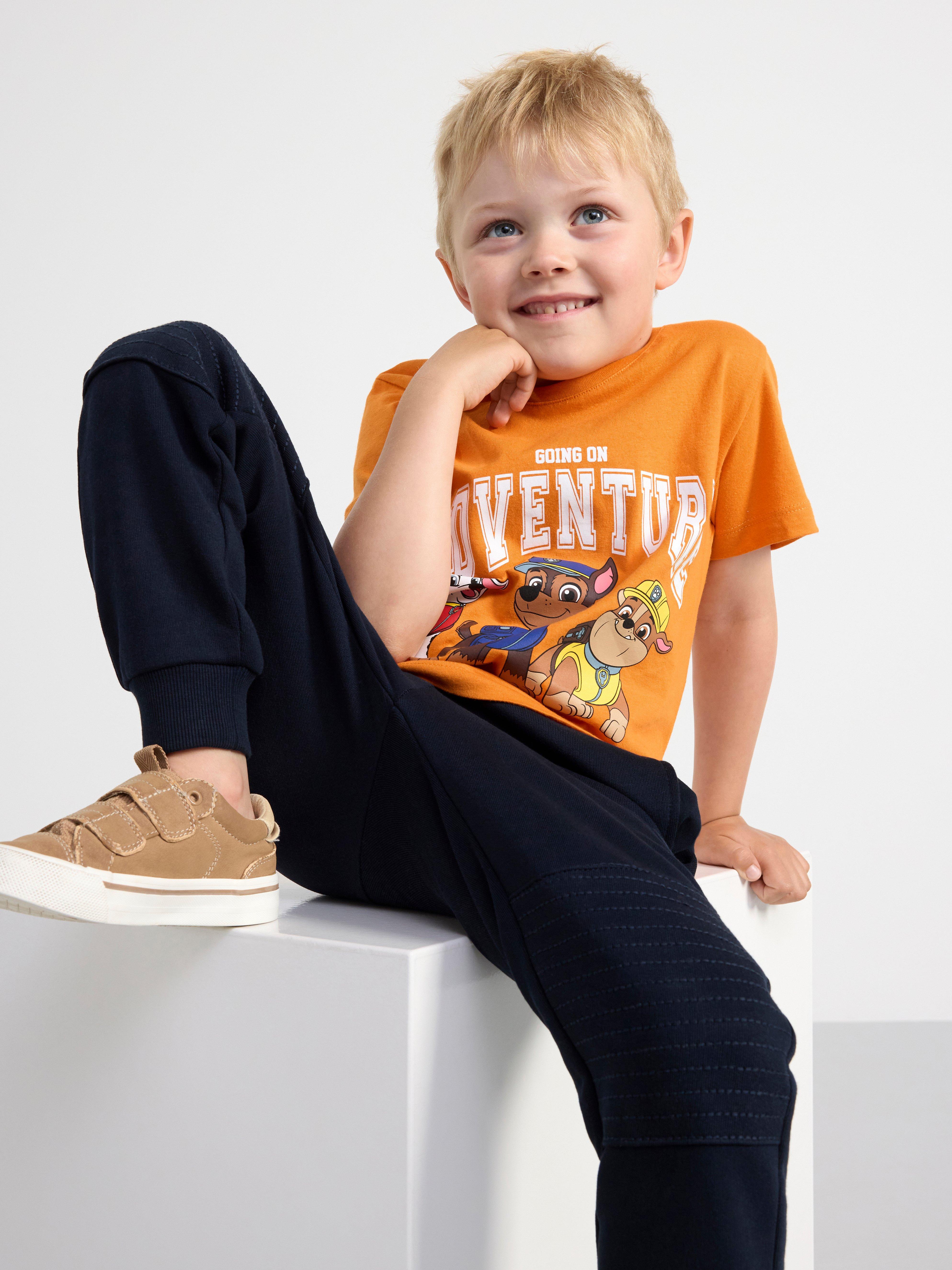 Short sleeve top with Paw Patrol Orange