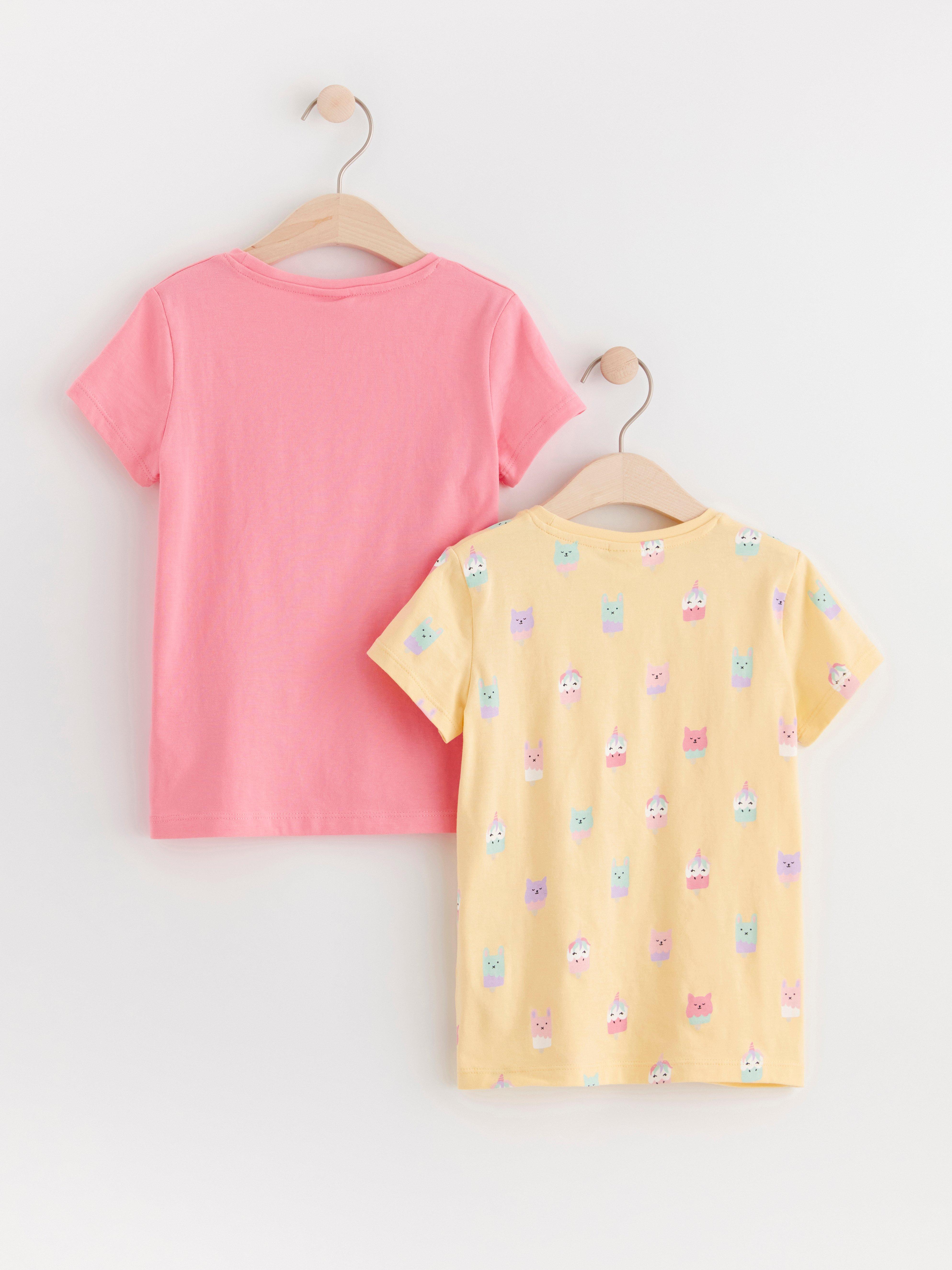 2-pack t-shirts Light Yellow