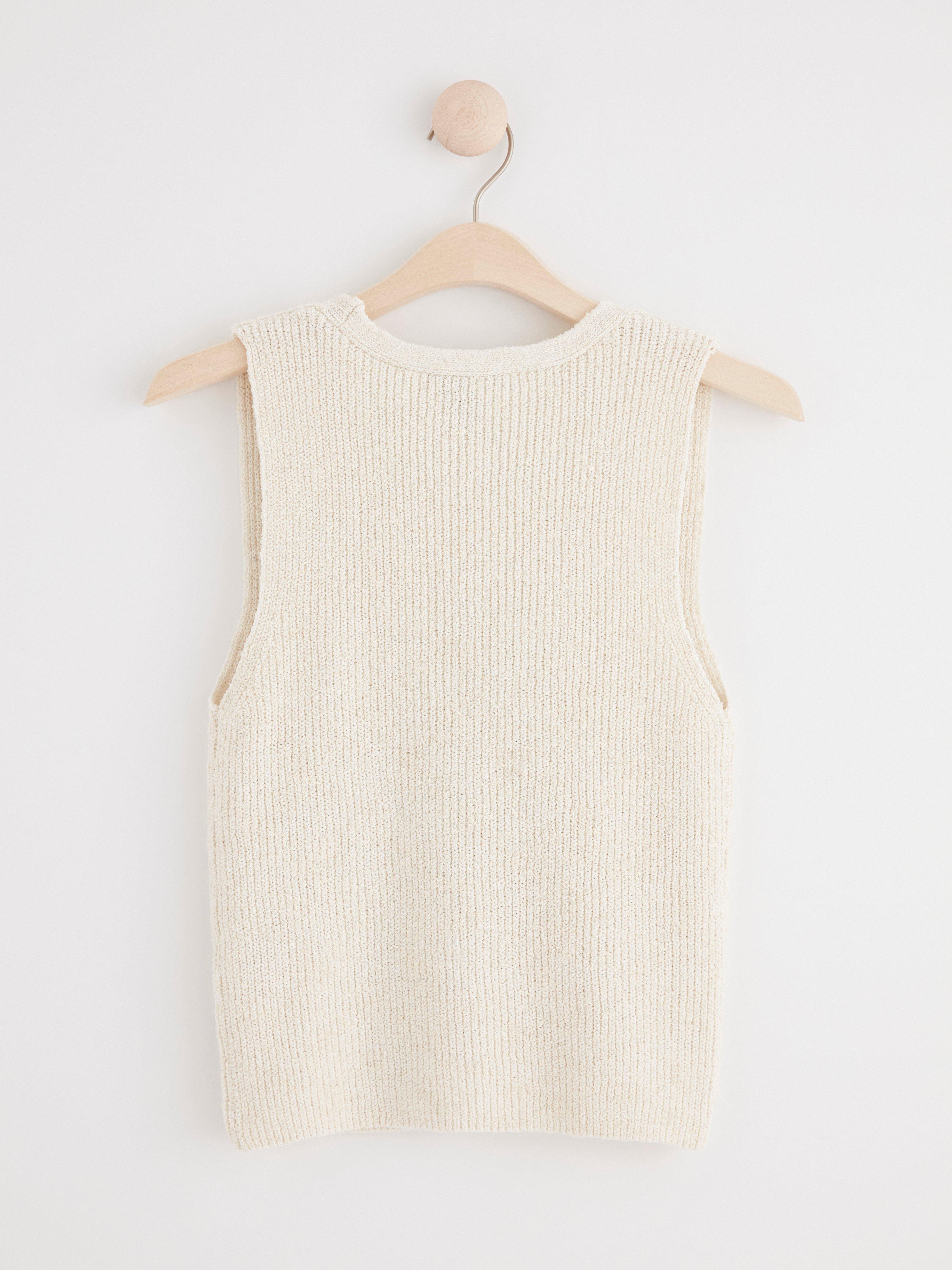 Knitted vest Off White