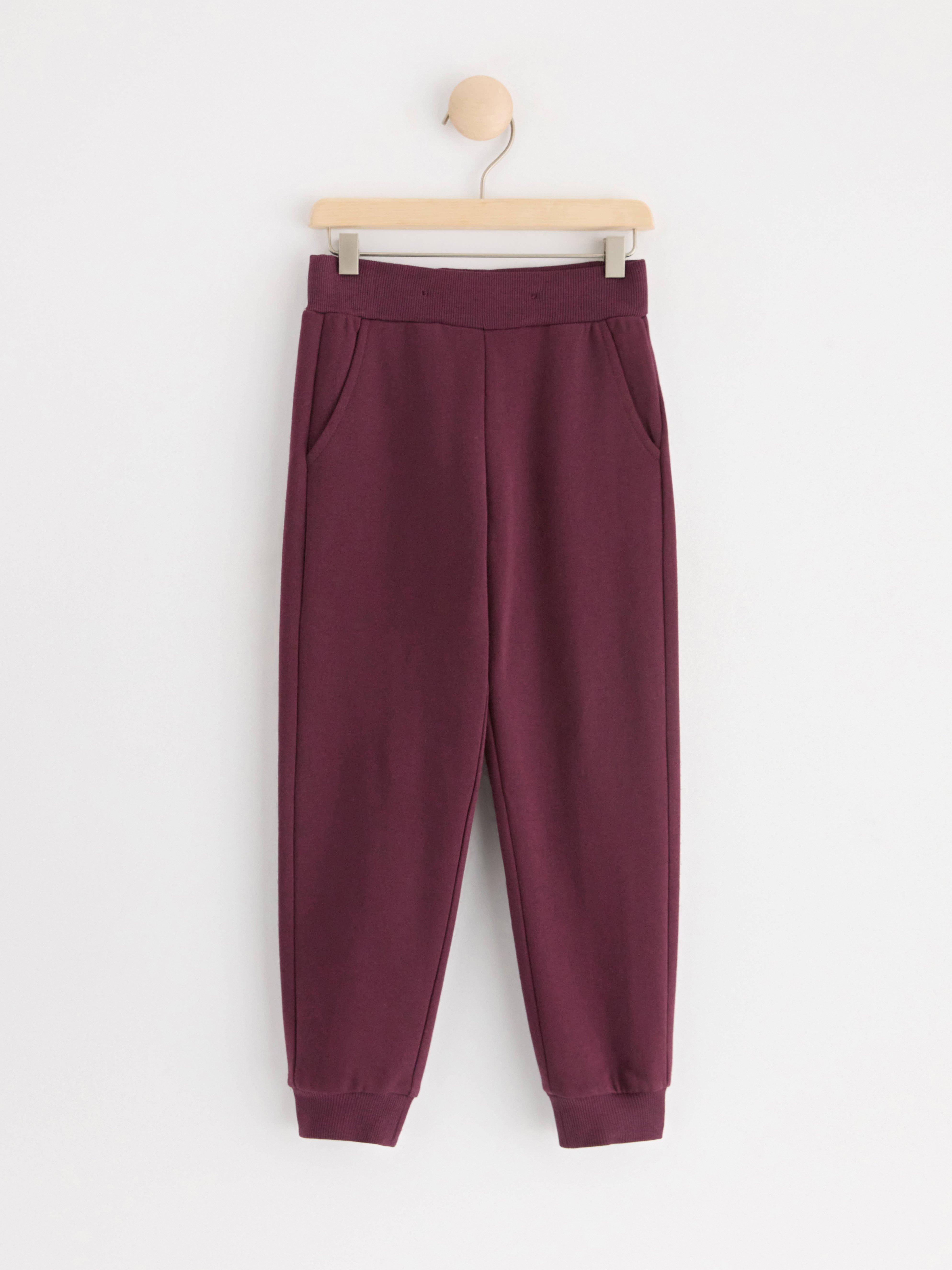 Extra durable trousers with brushed inside Dark Lilac