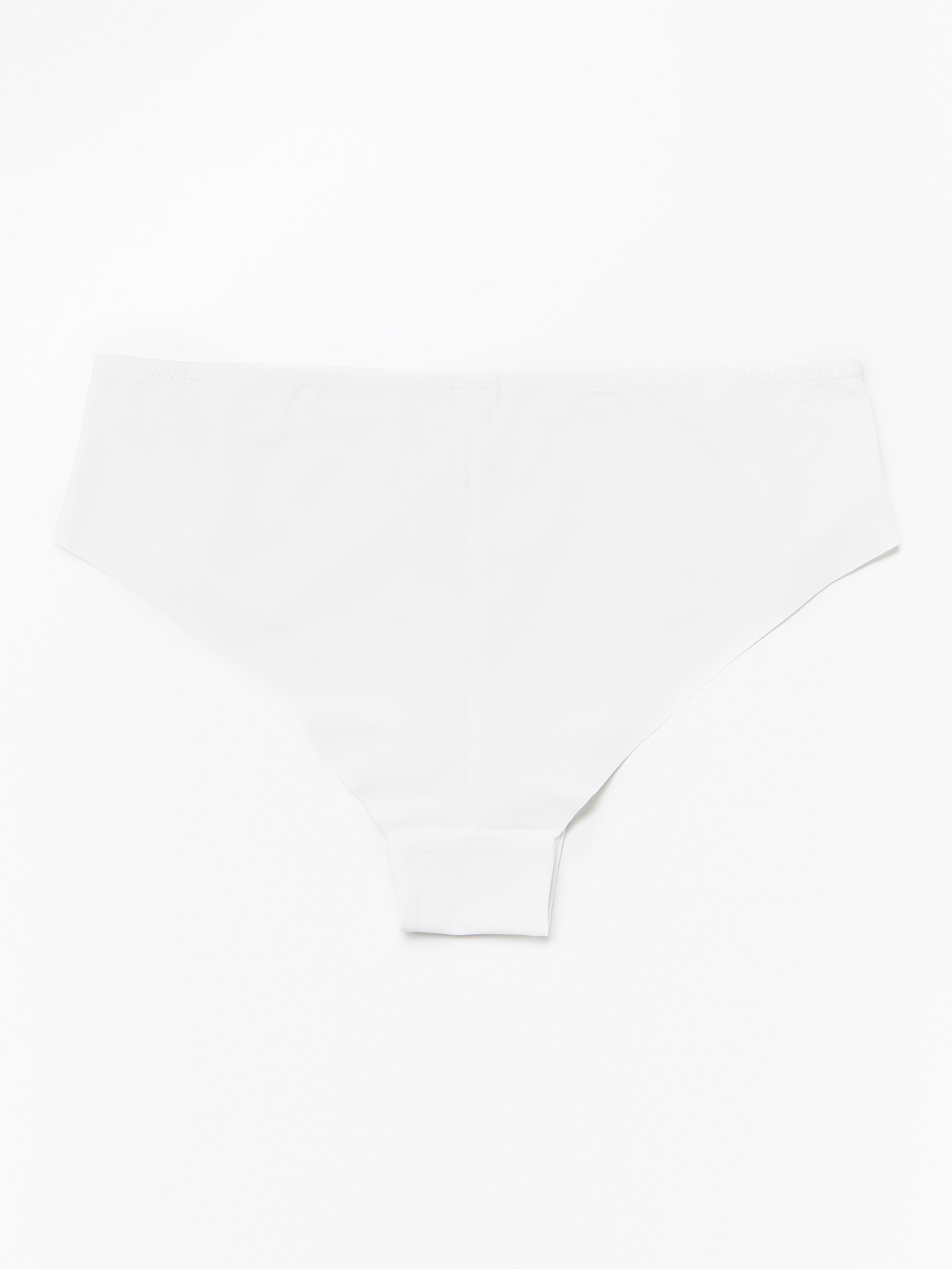 Brazilian Low Briefs Light White