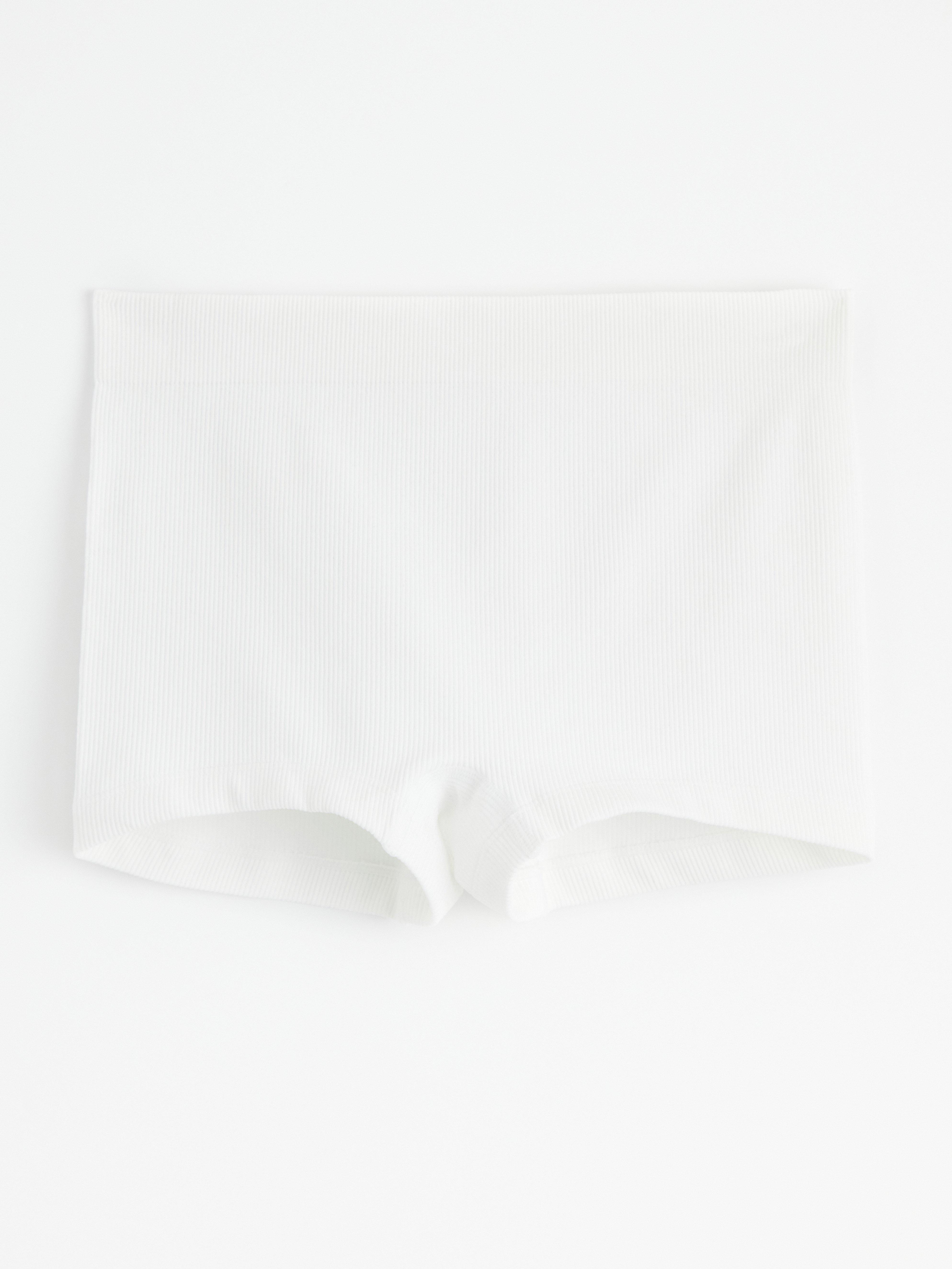 Boxer midi seamless briefs White