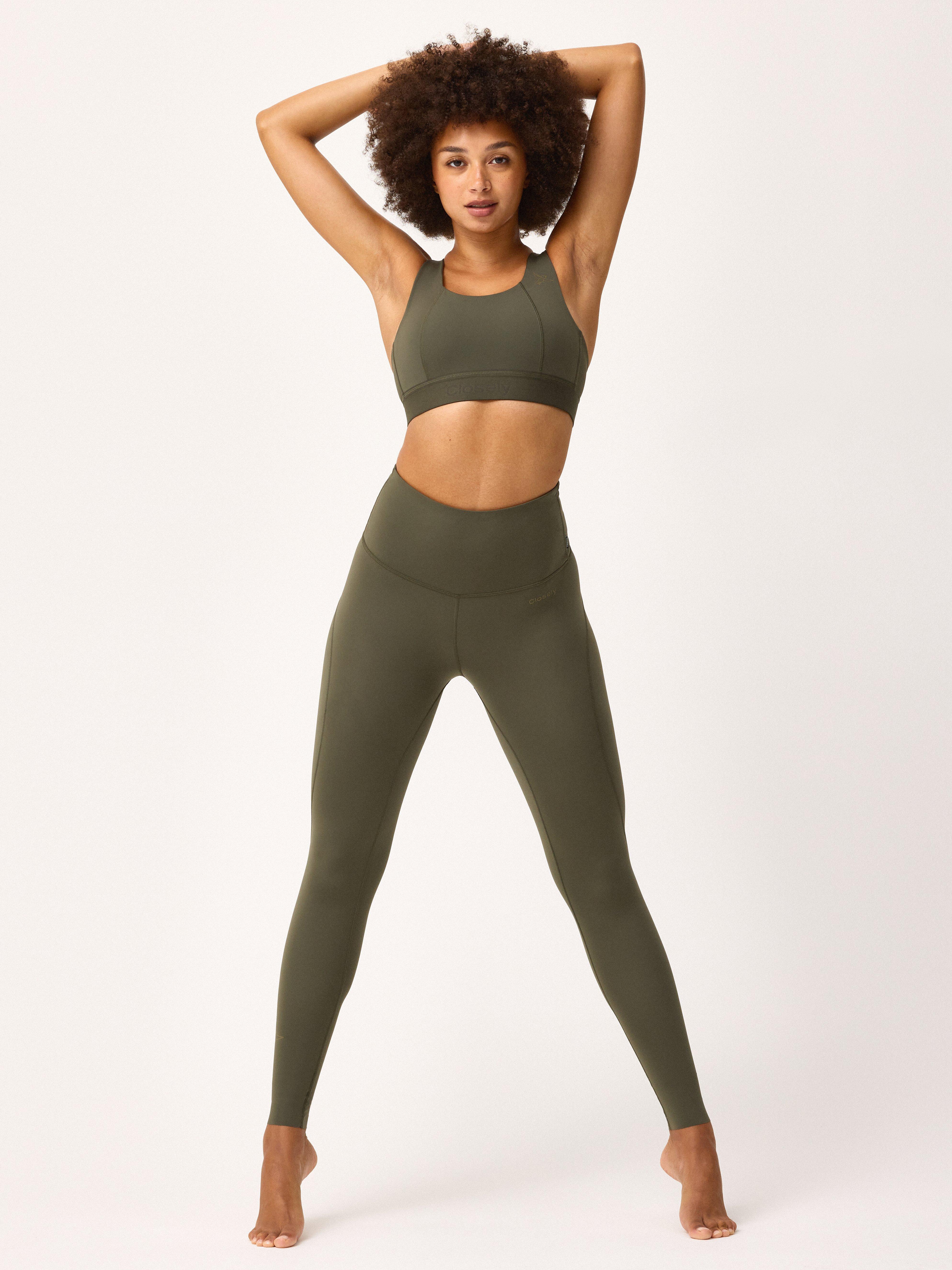 Closely - The High Support Sports Bra Dark Green