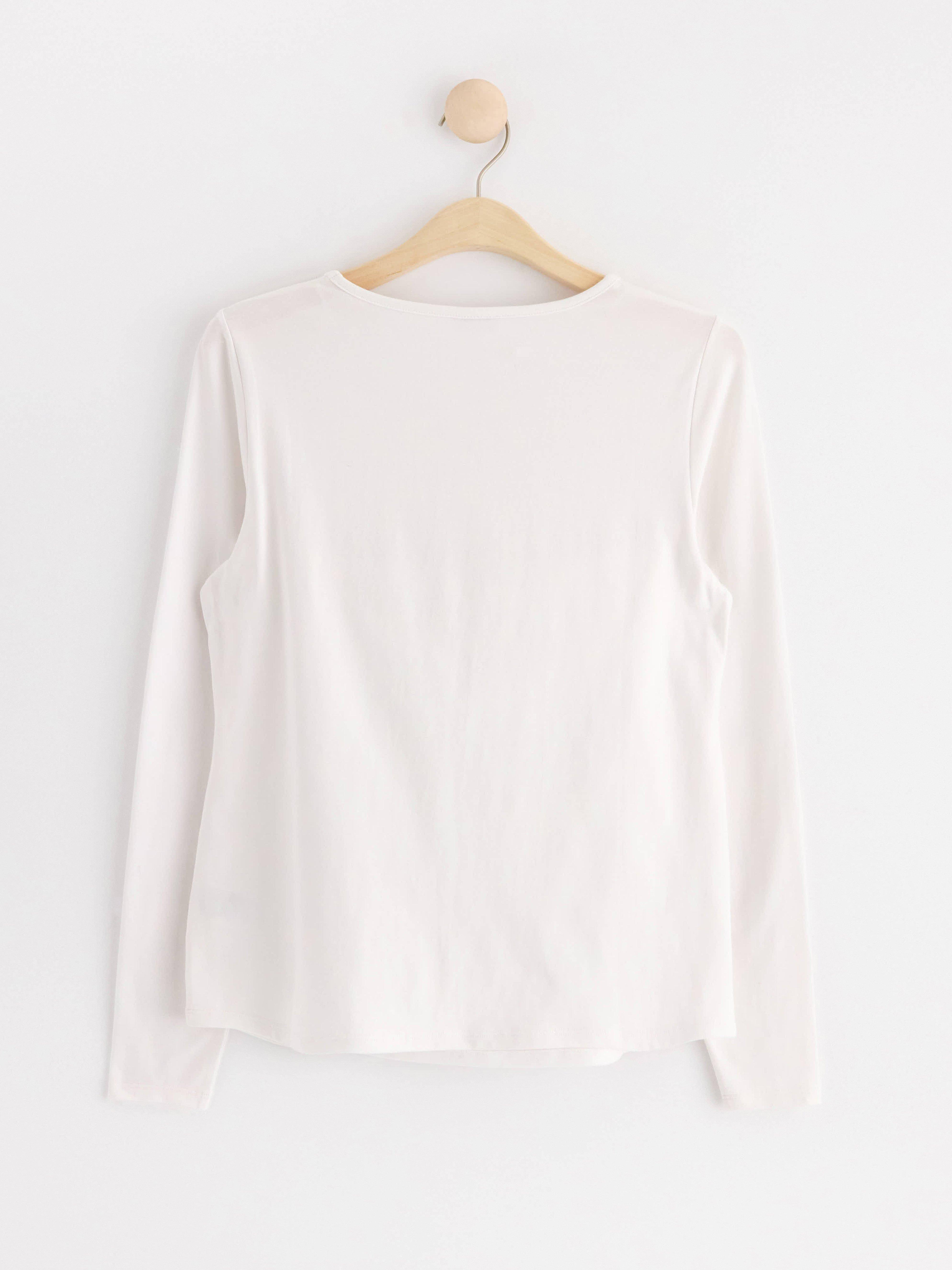 MOM Long sleeved nursing top White