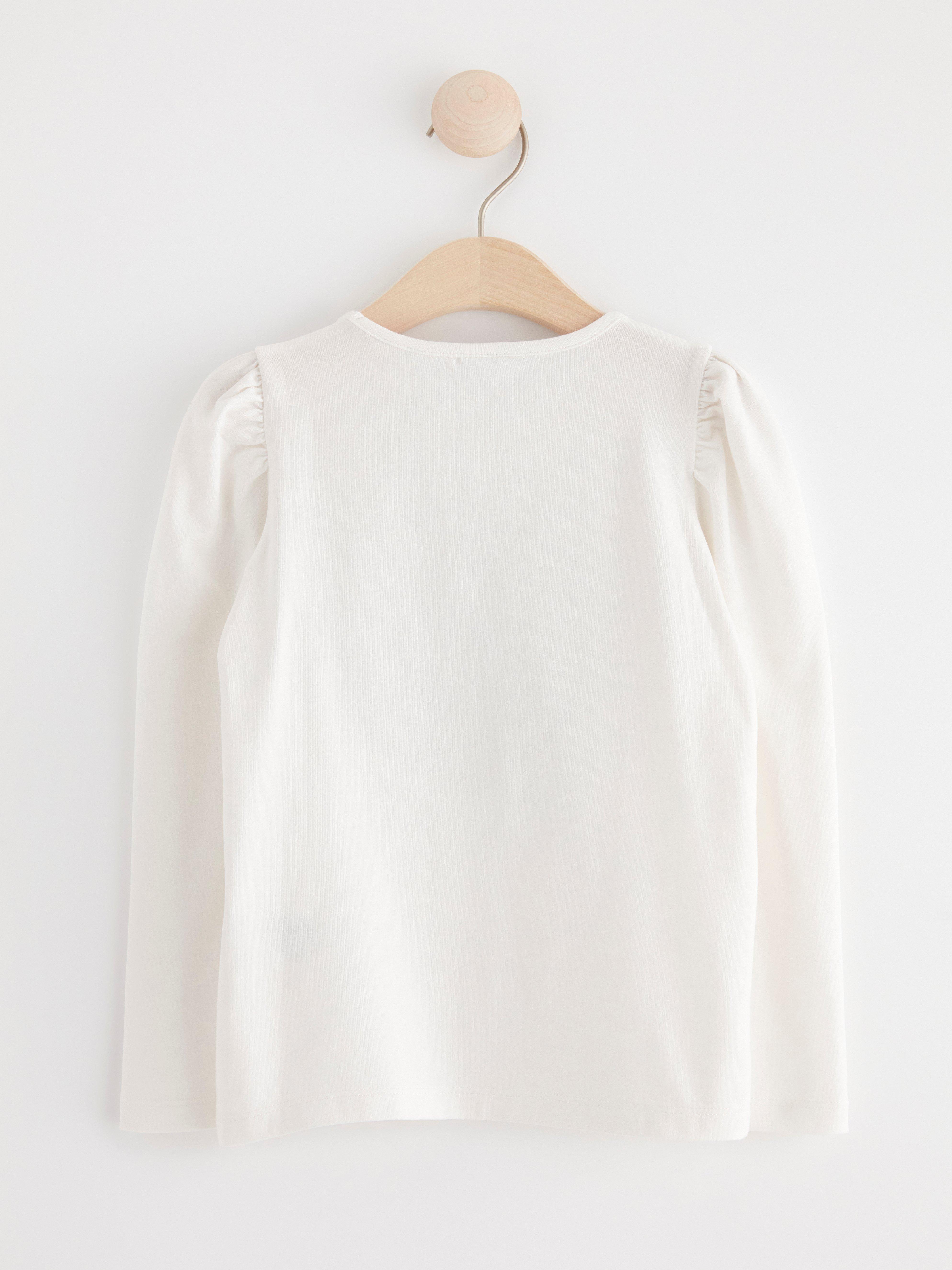 Top with heart Light Dusty White