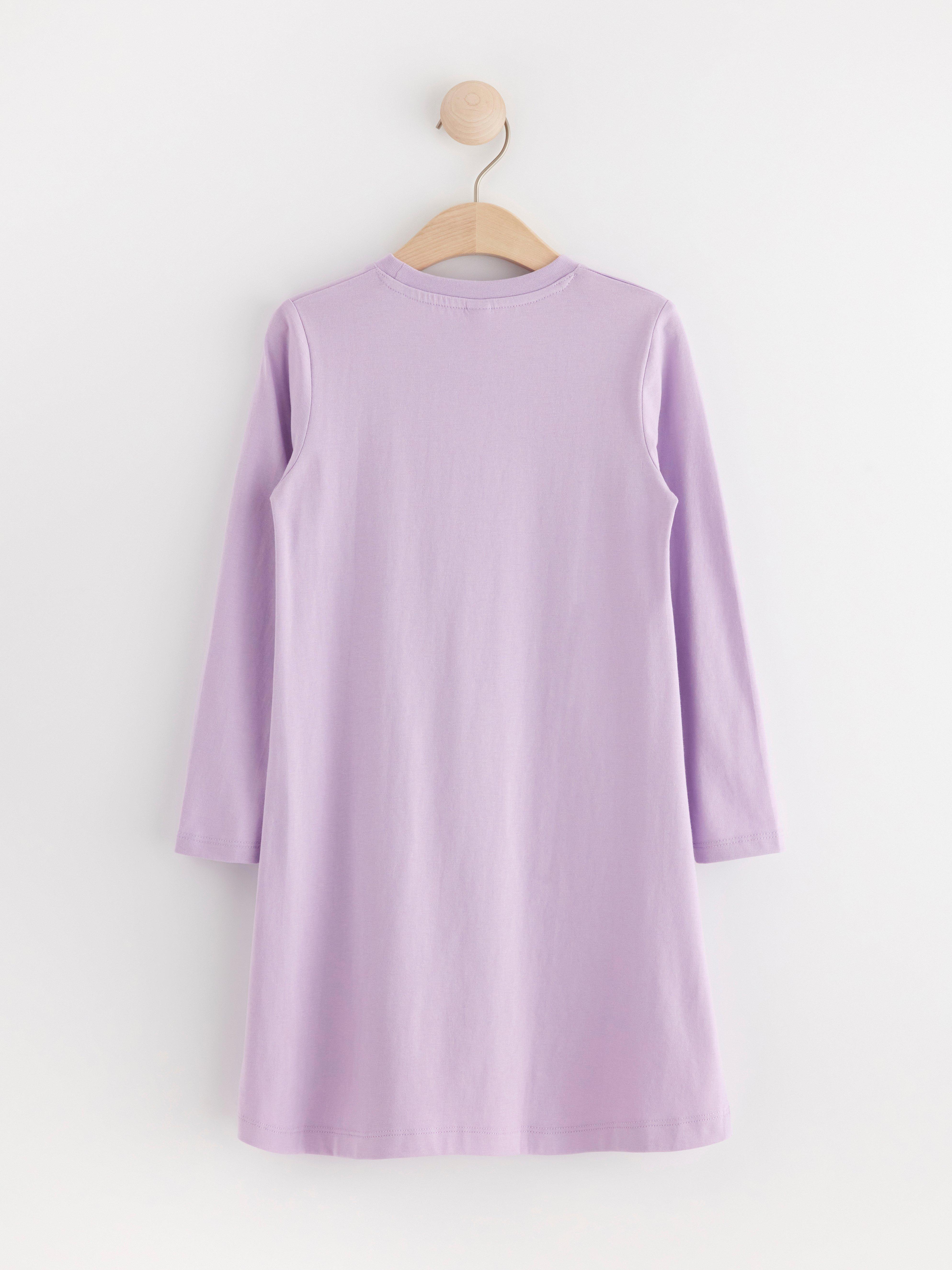 Night dress with unicorn Light Lilac