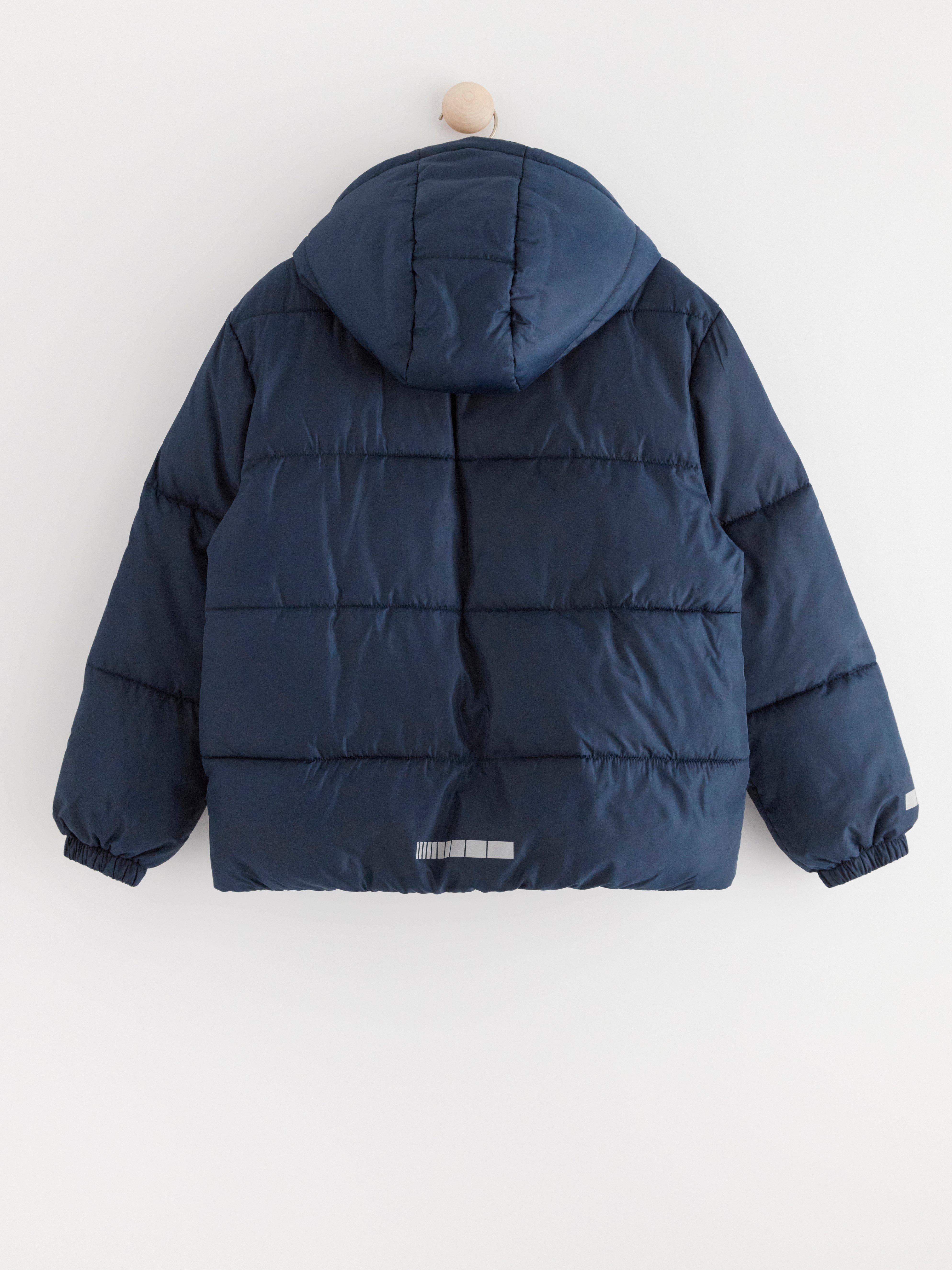 Water repellent padded jacket Navy