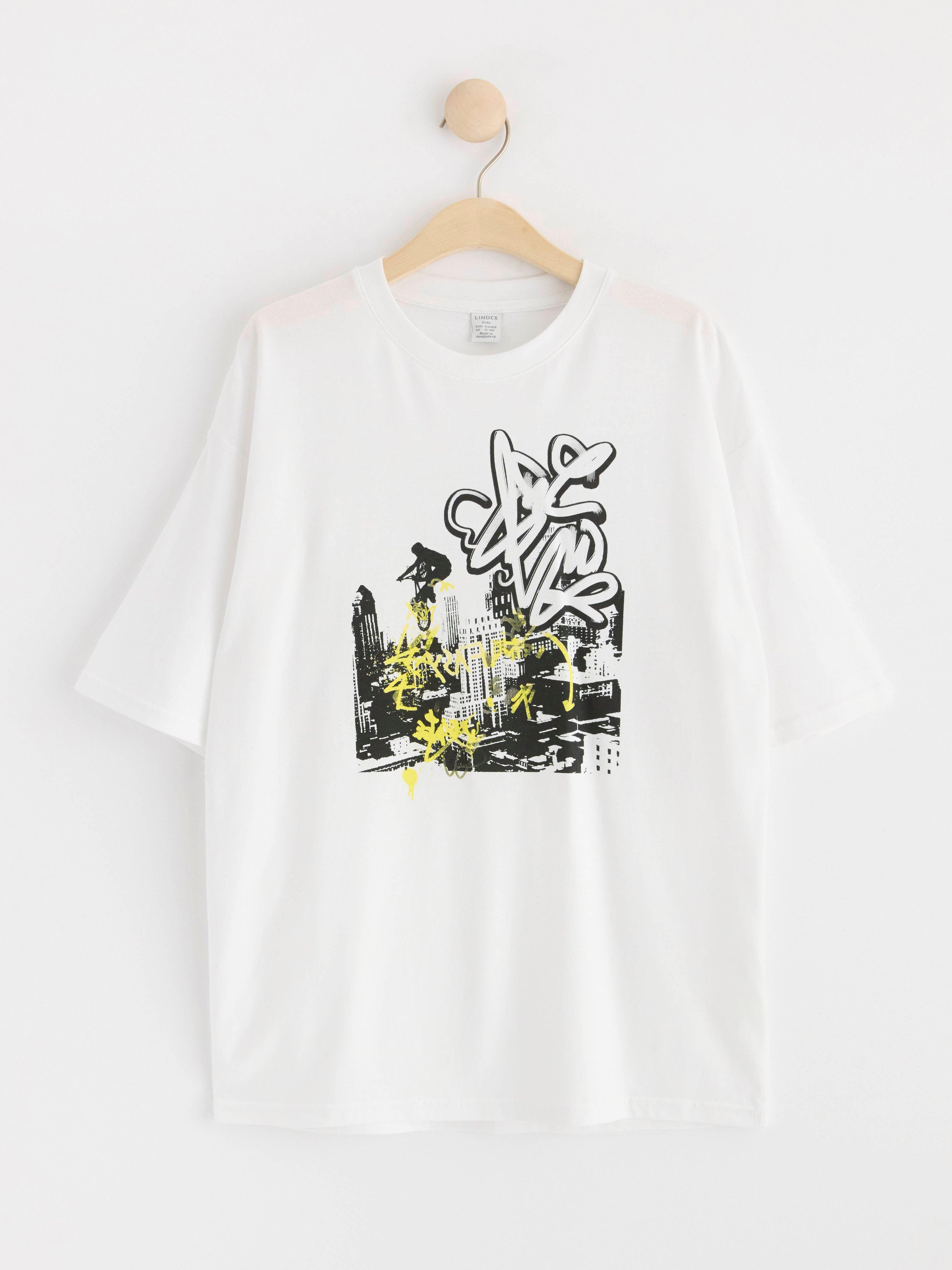 T-shirt with print White