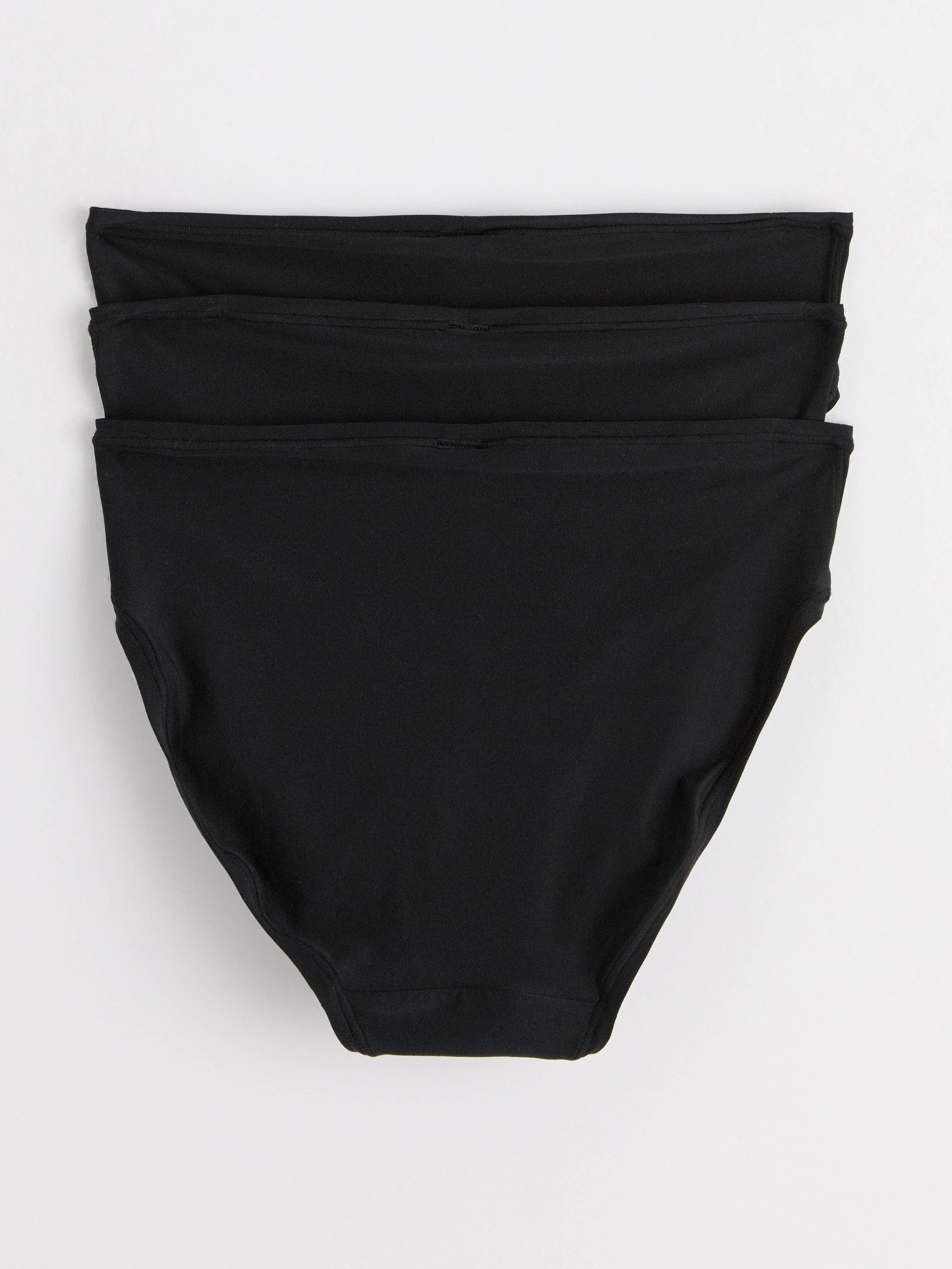 3-pack super stretch briefs regular waist Black