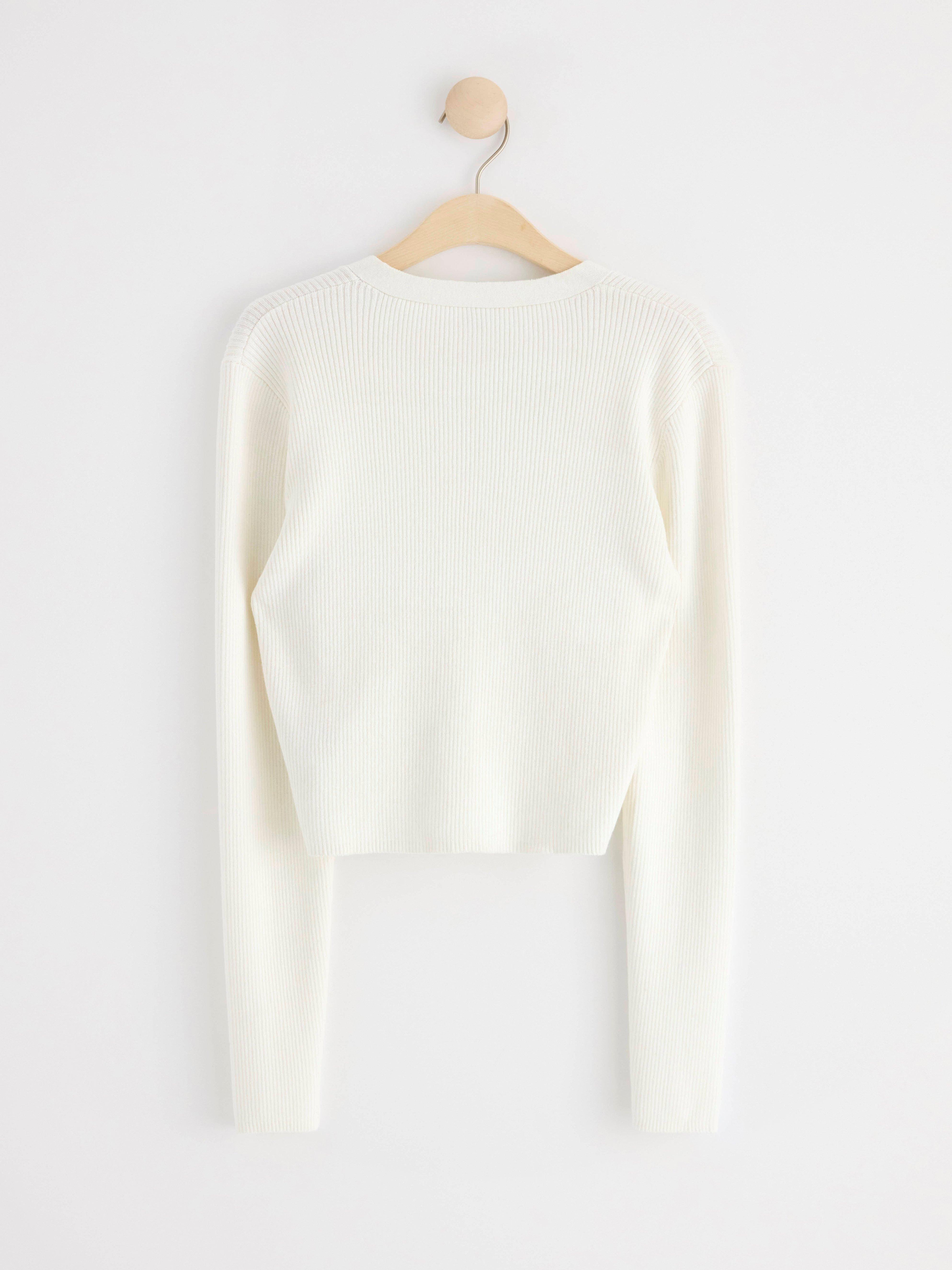 Ribbed cardigan Off White