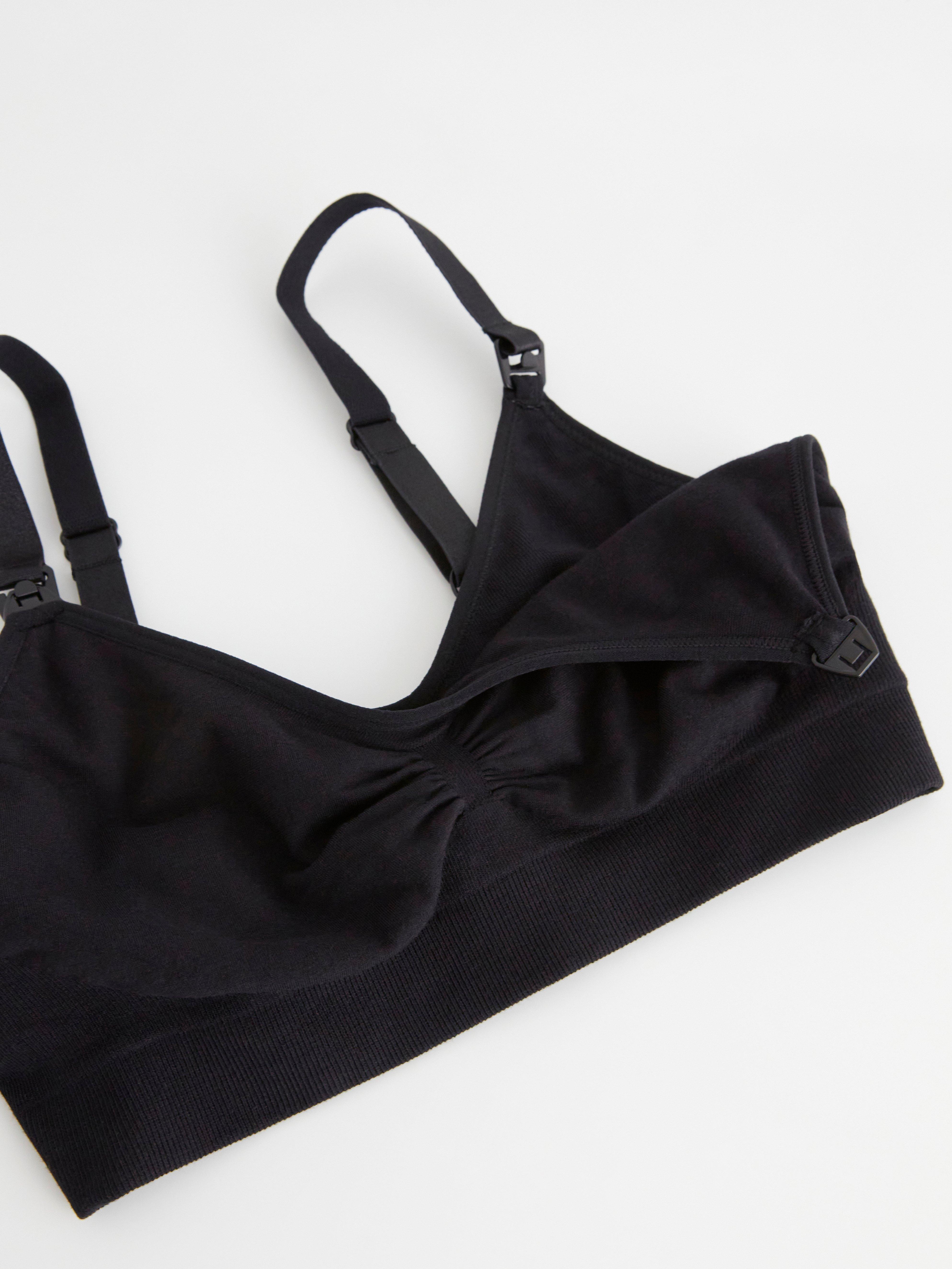 MOM Seamless nursing bra Black