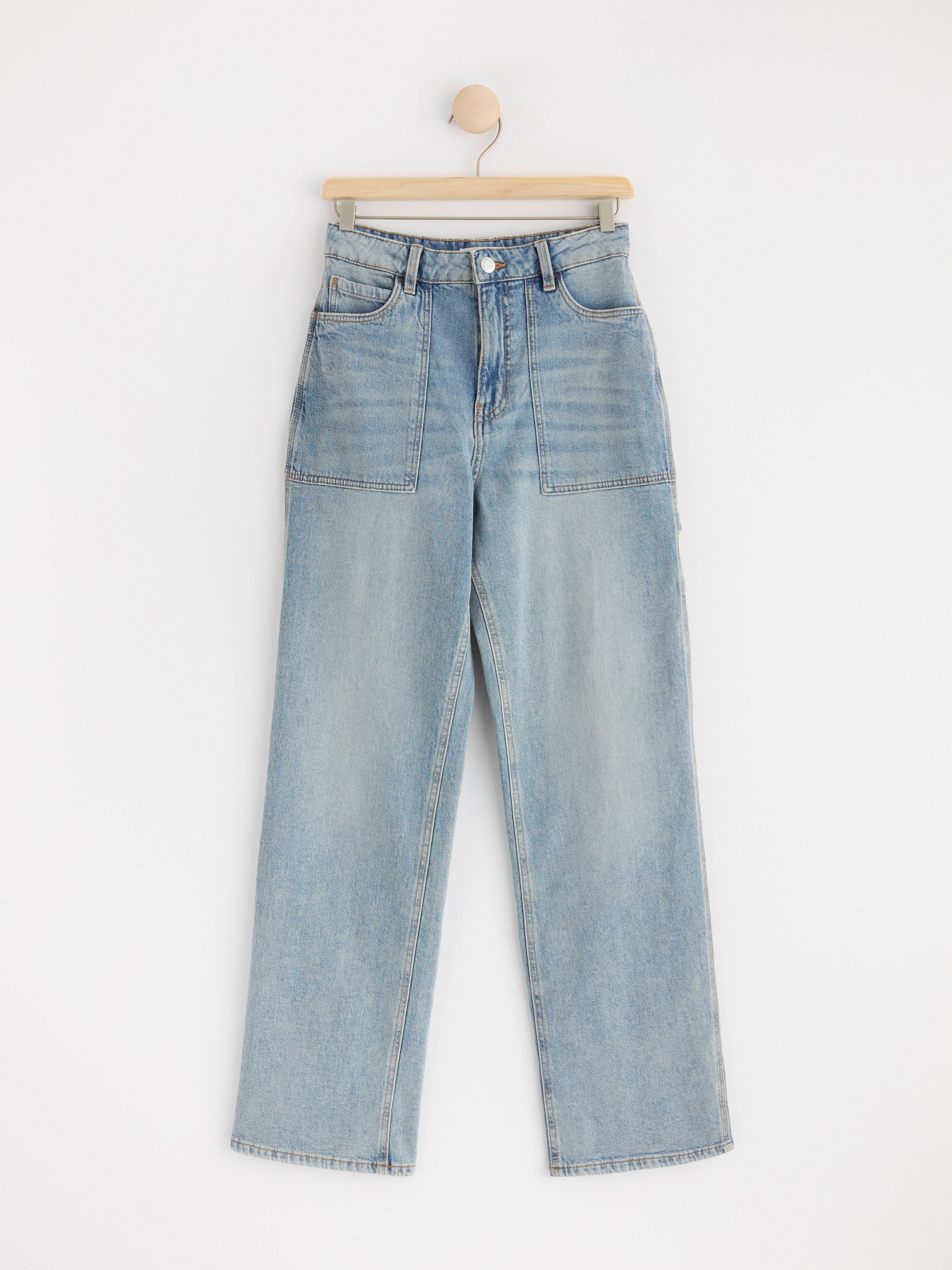 VANJA Wide high waist jeans Denim