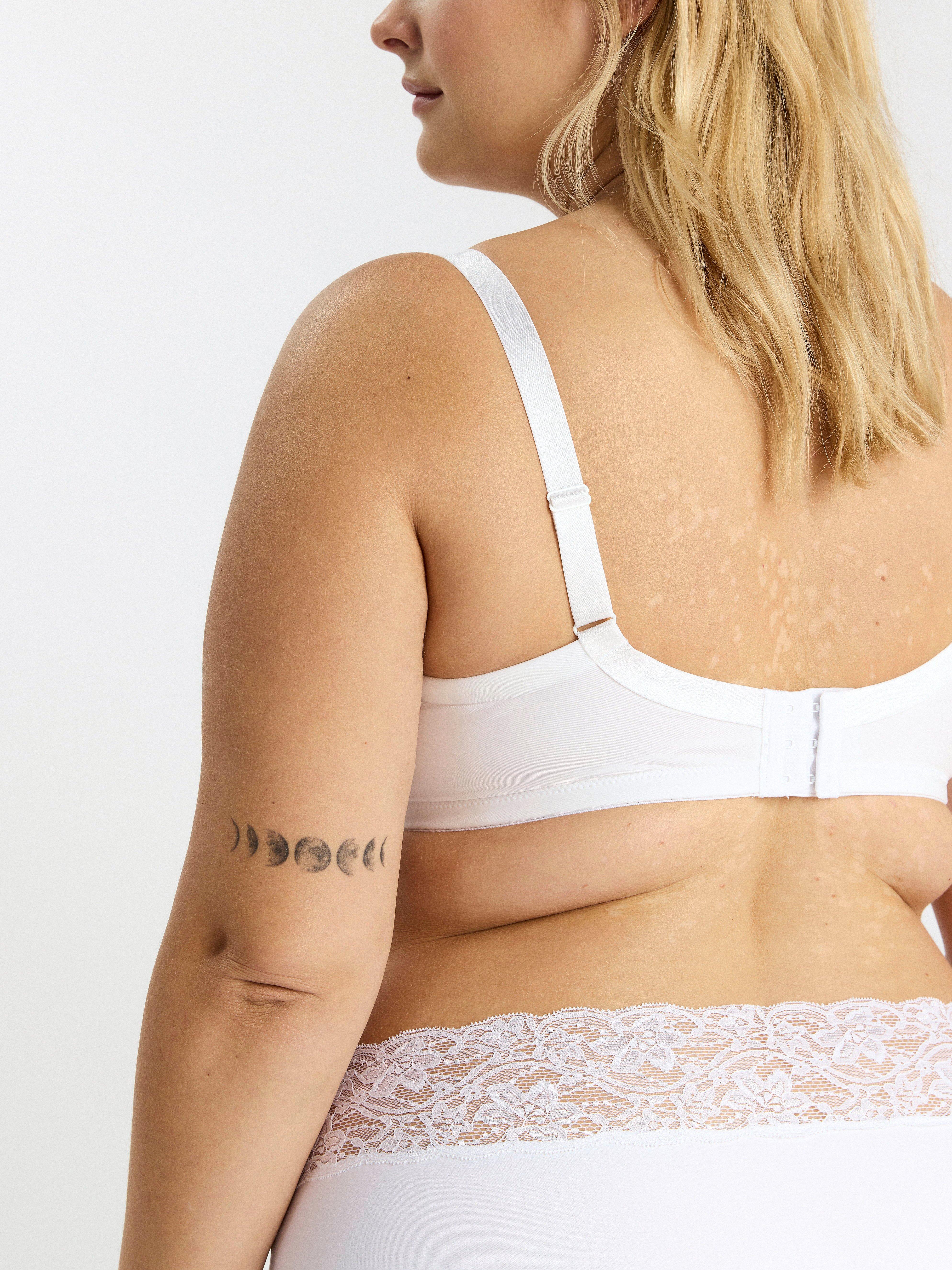 Aster Unpadded Bra White