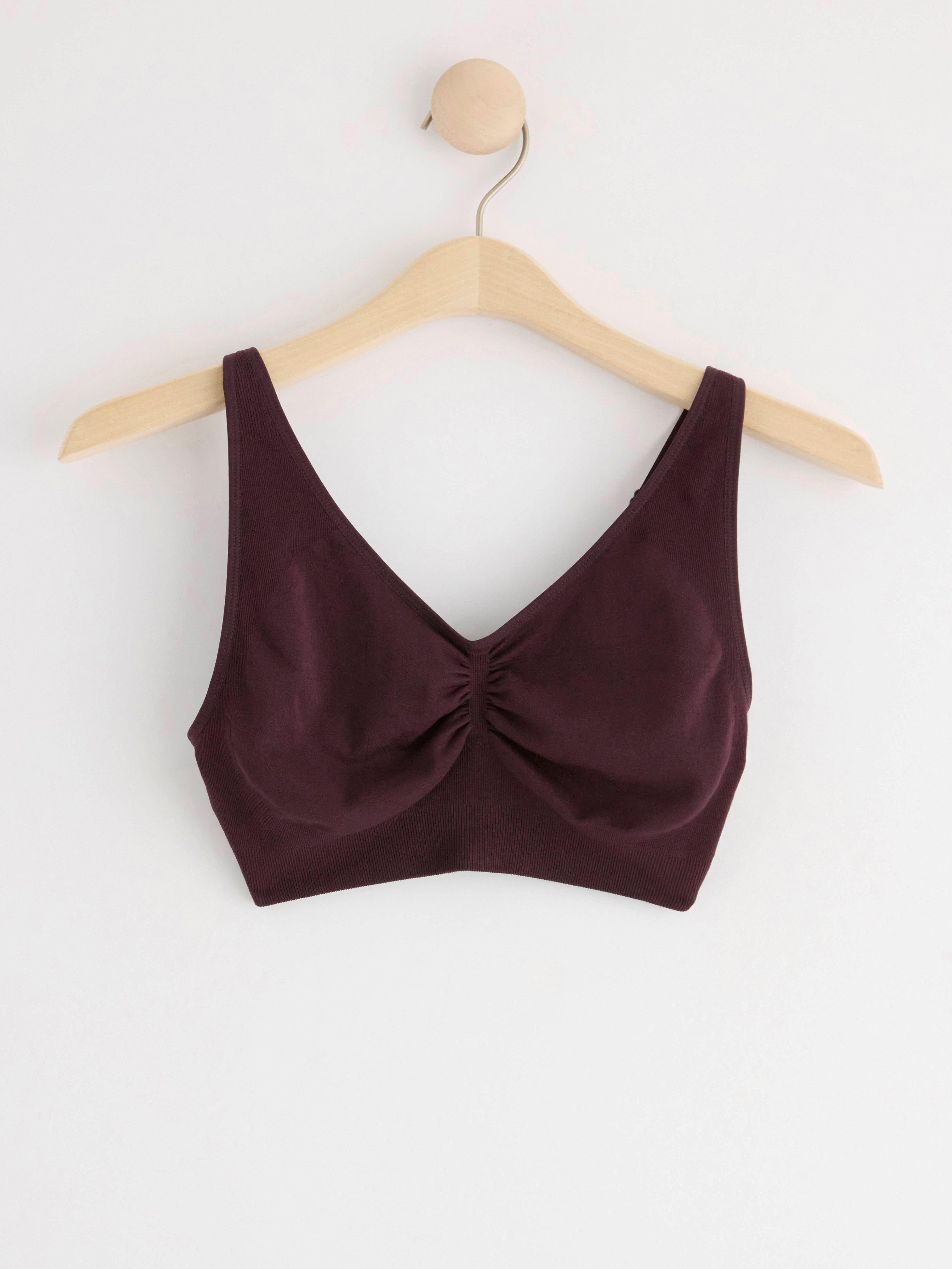 Soft seamless bra Dark Dusty Lilac