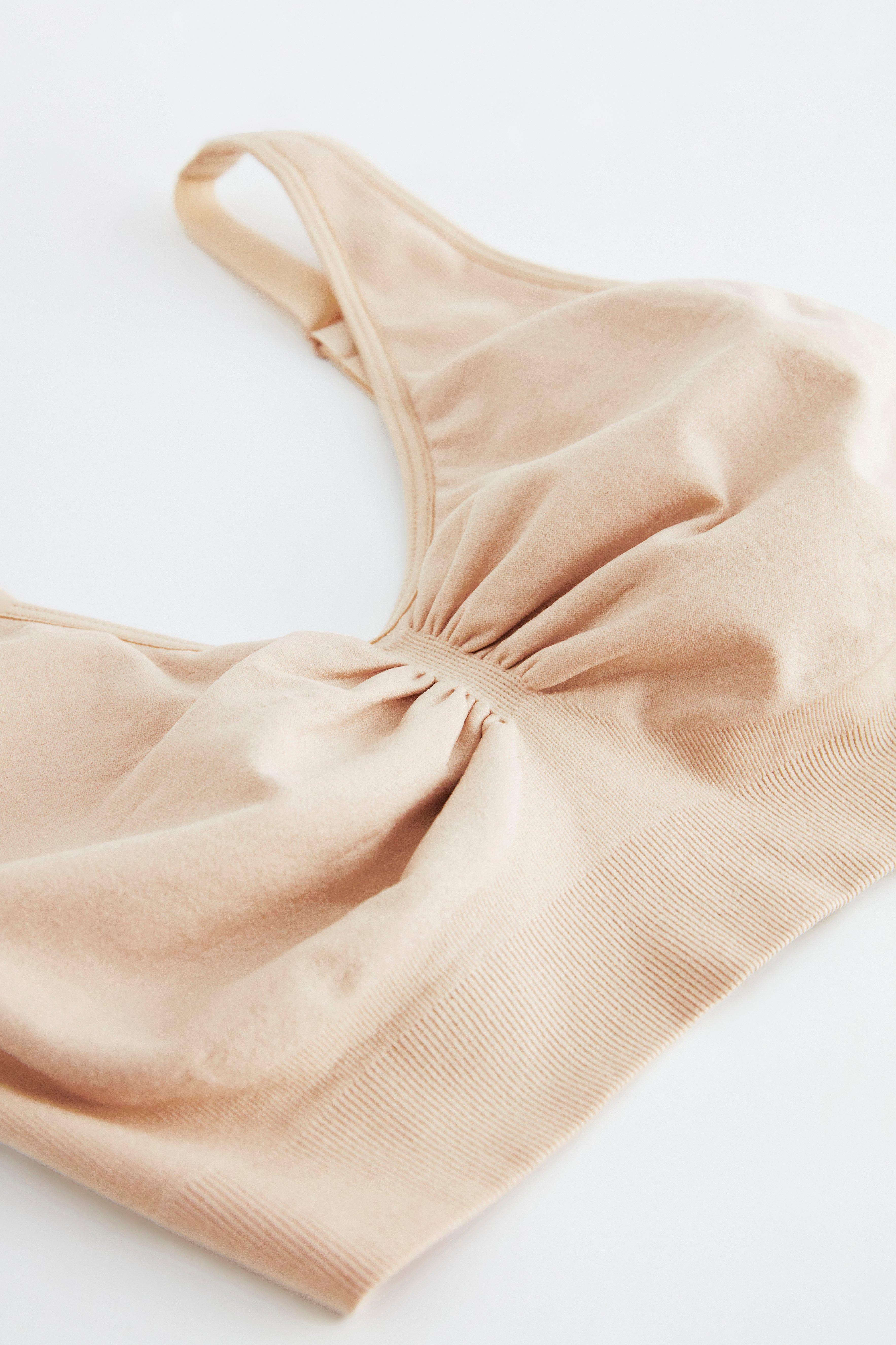 Soft seamless bra Beige
