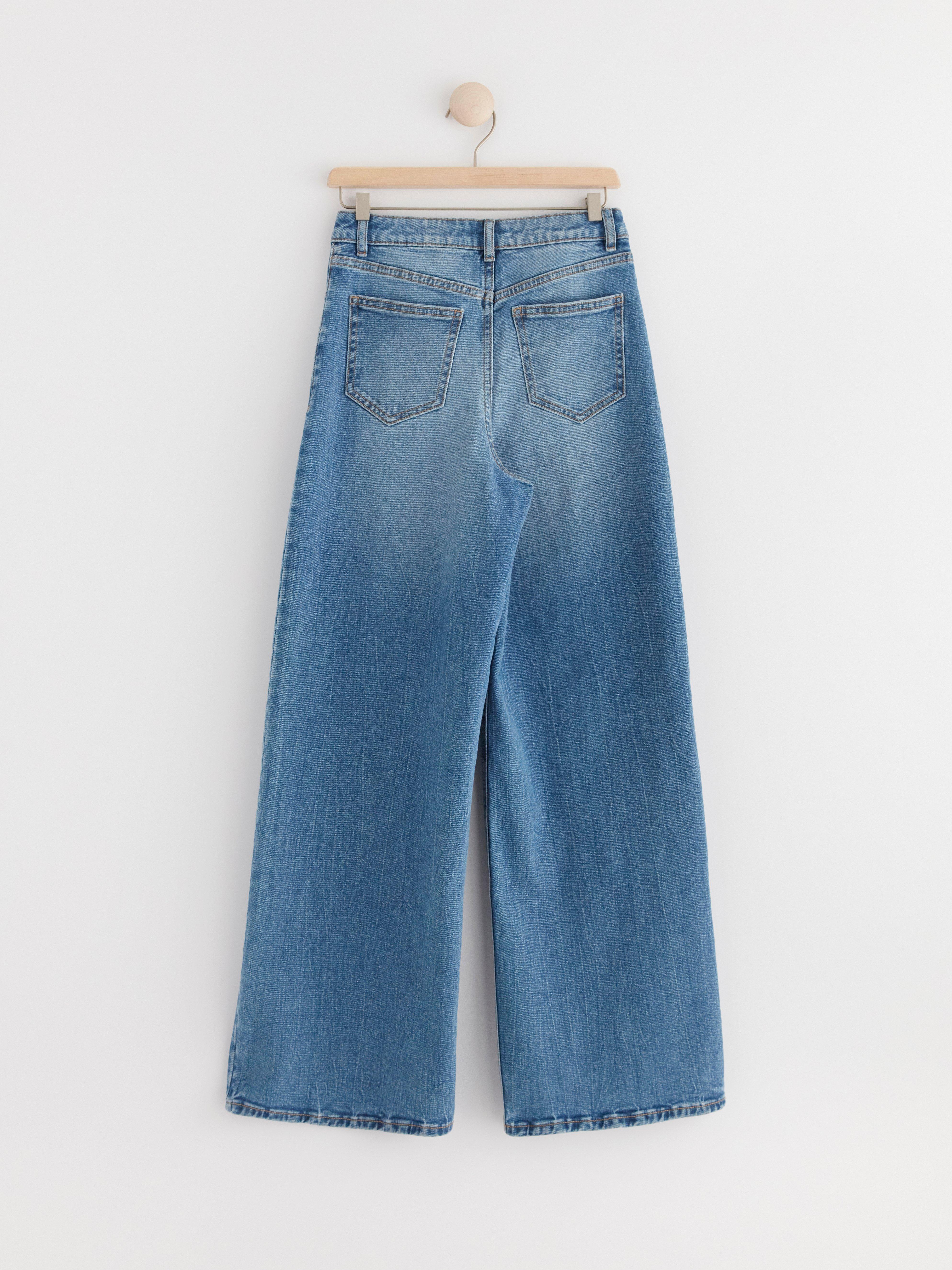 Viola Extra wide Jeans Denim