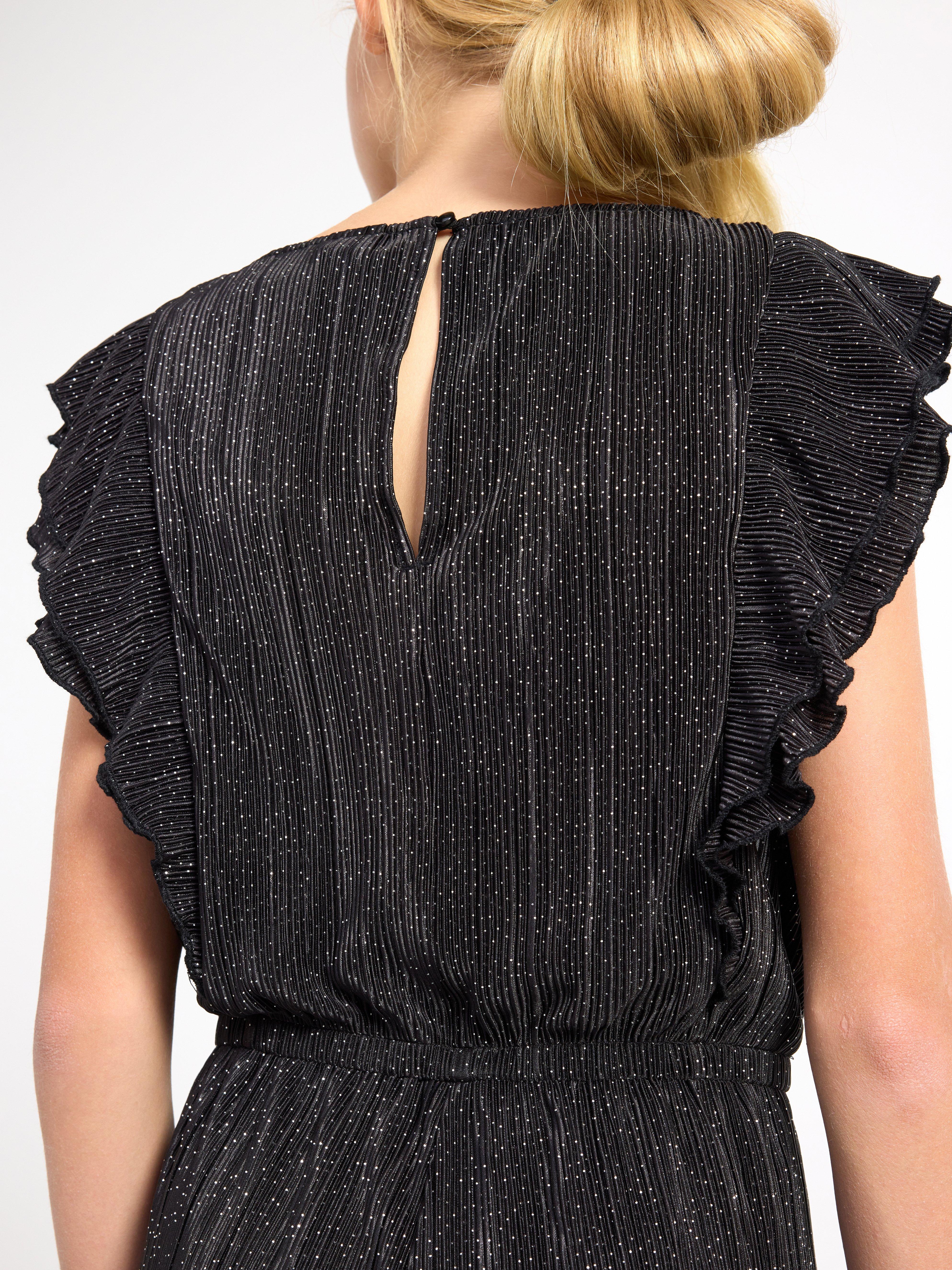 Jumpsuit with flounces Black