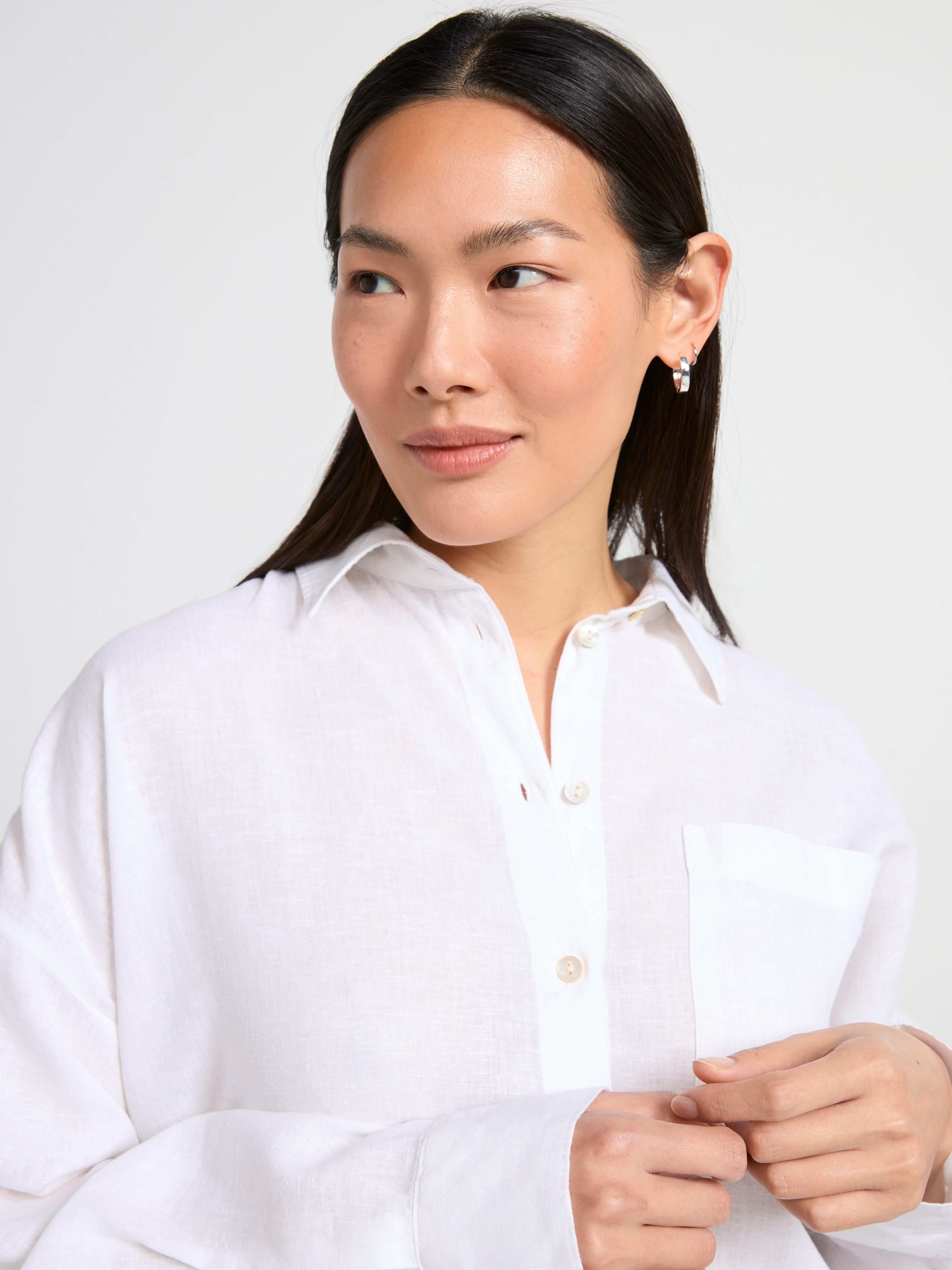 Linen shirt White