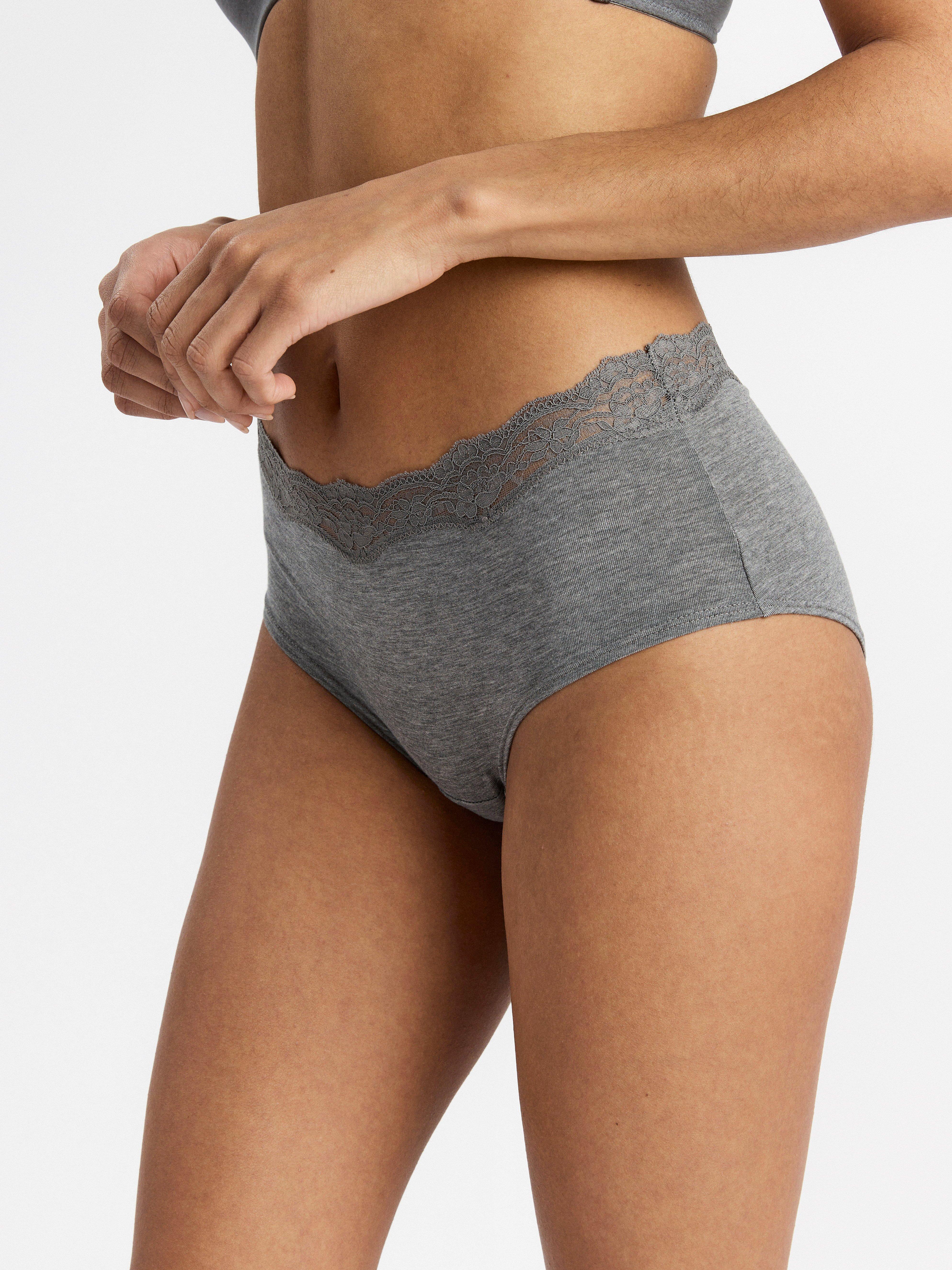 Regular waist brief Grey Melange