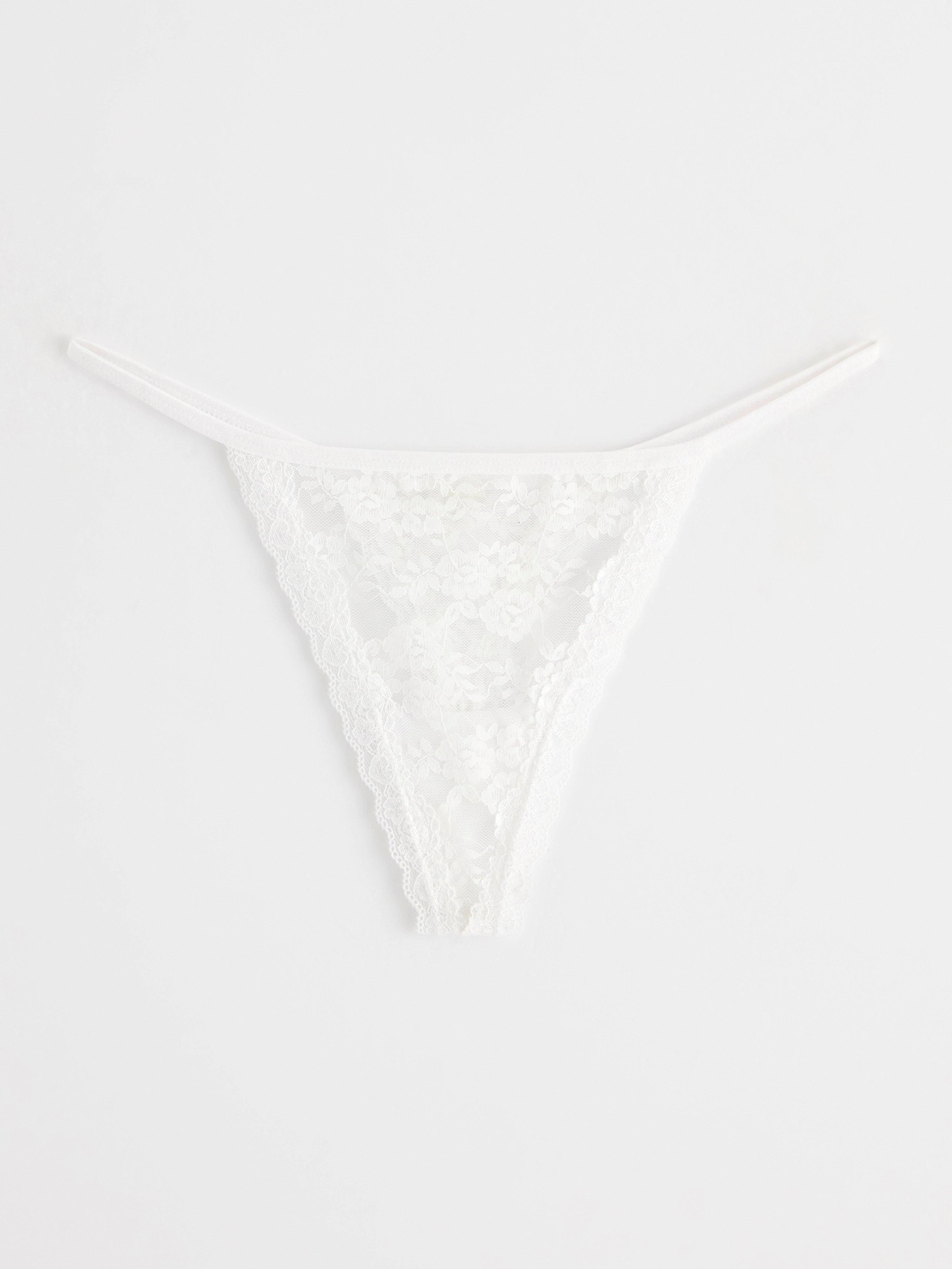 Thong low waist White
