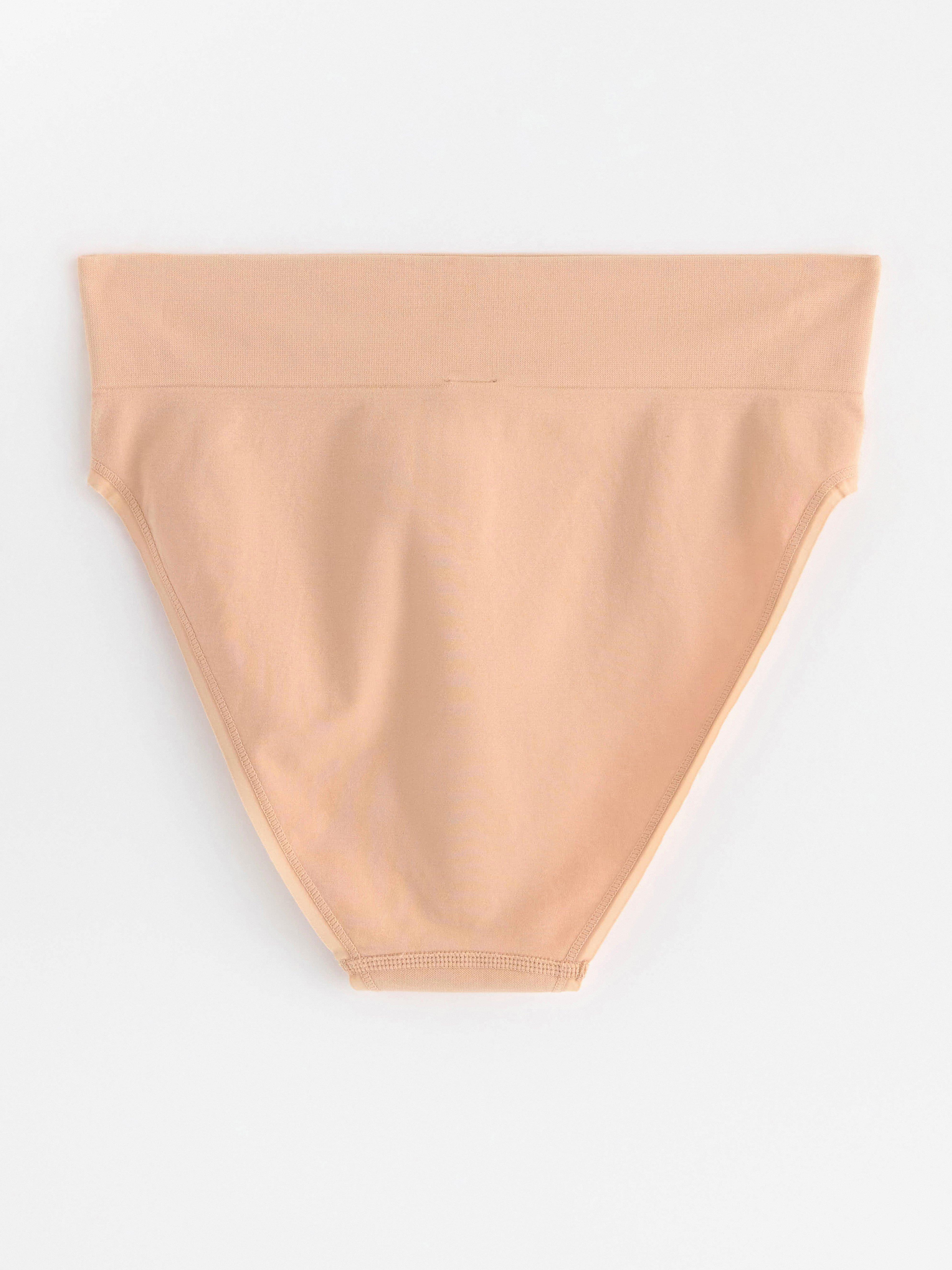 Bikini briefs high waist Beige