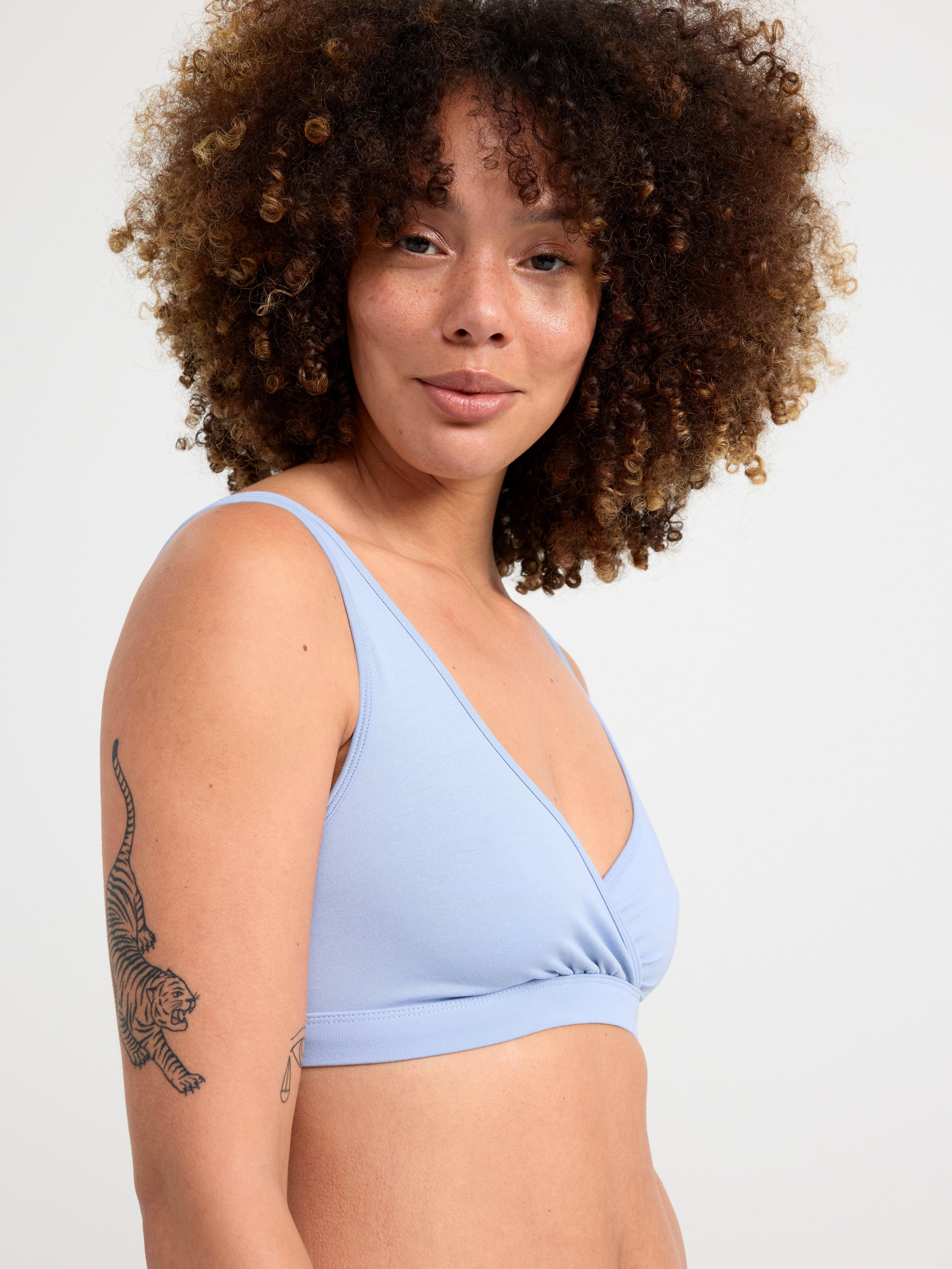 MOM 2-pack soft nursing top Light Blue