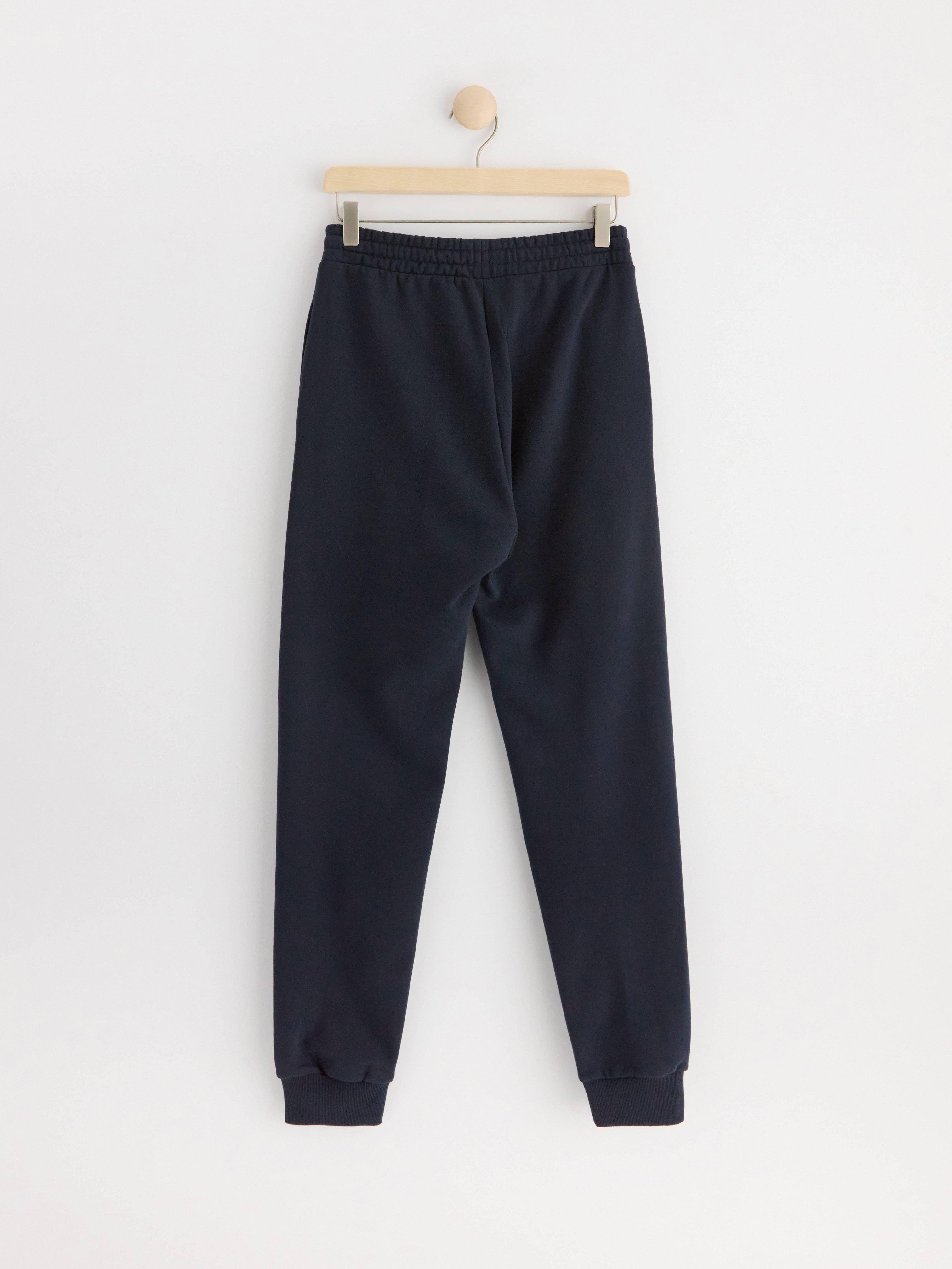 Joggers with brushed inside Dark Navy
