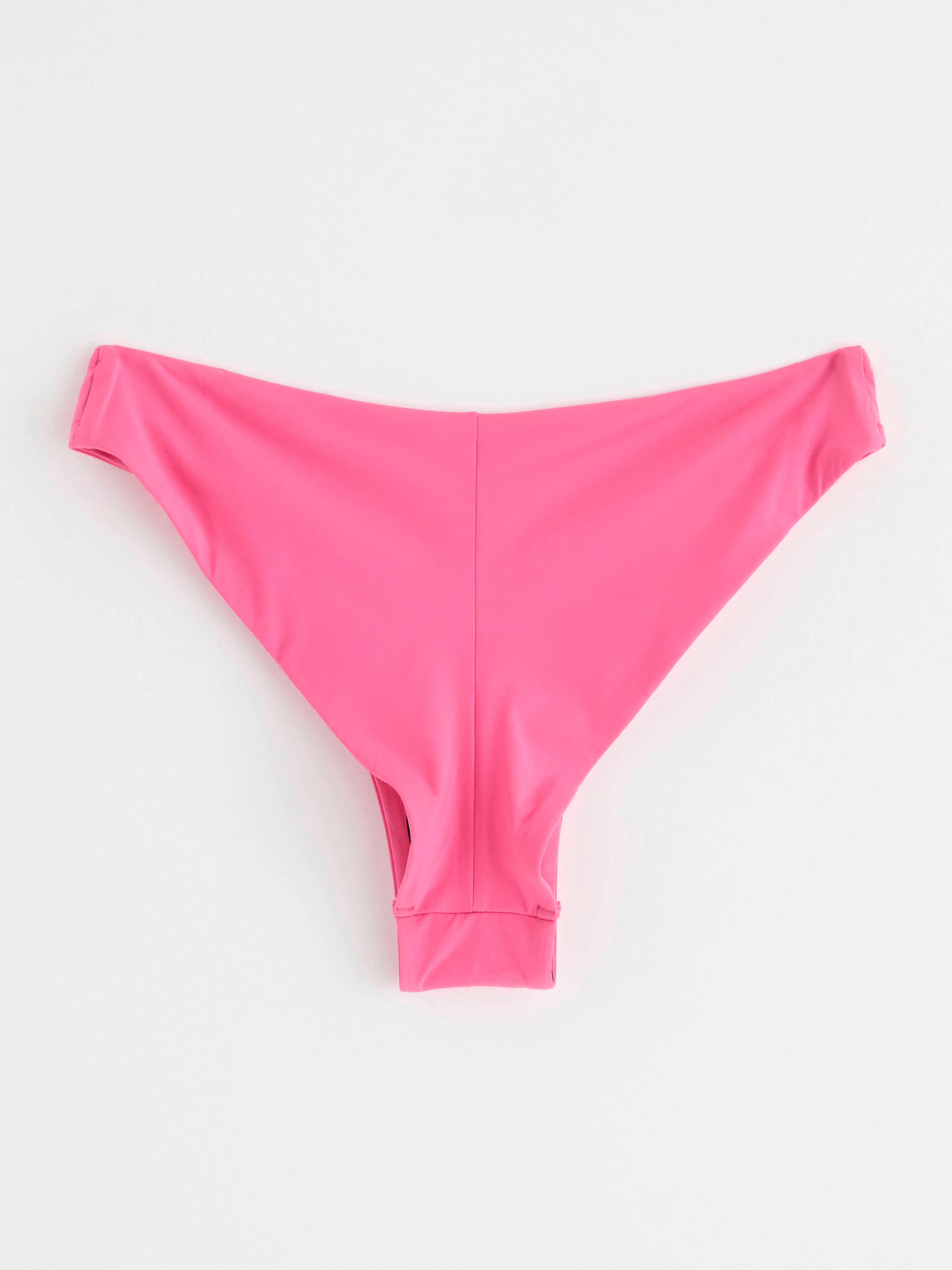 Brazilian regular waist bikini bottom Pink