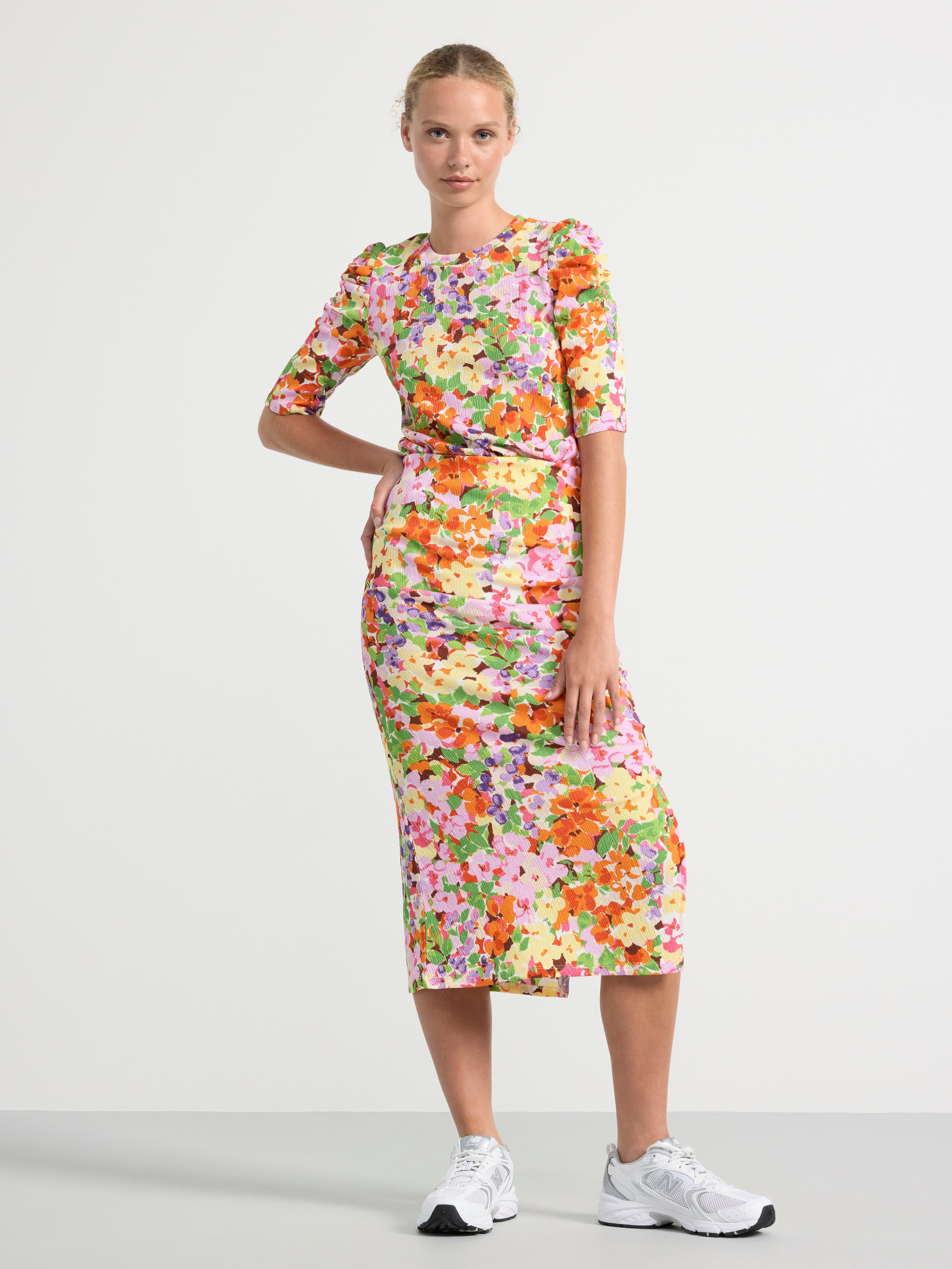 Textured jersey skirt Light Pink