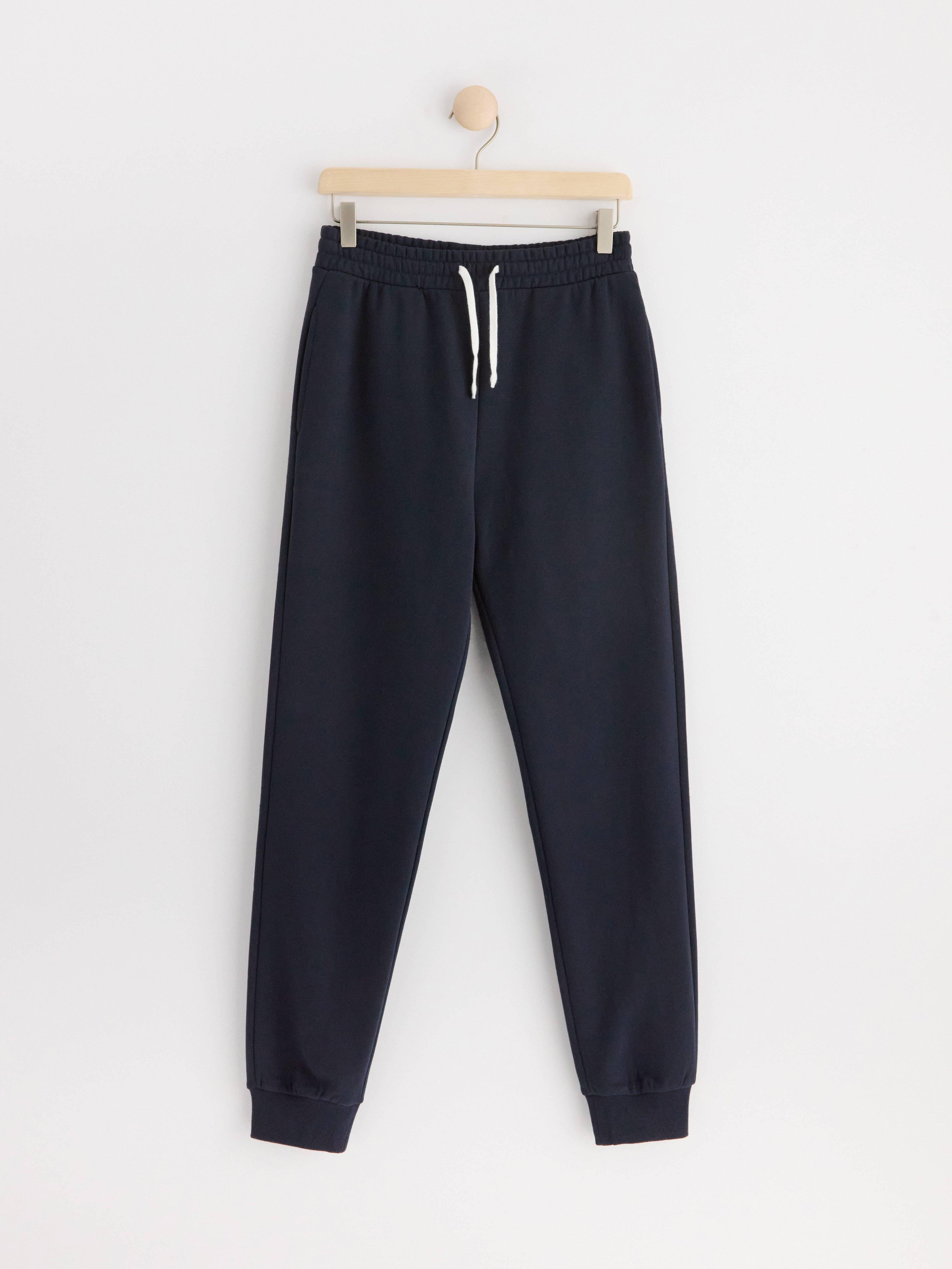 Joggers with brushed inside Dark Navy