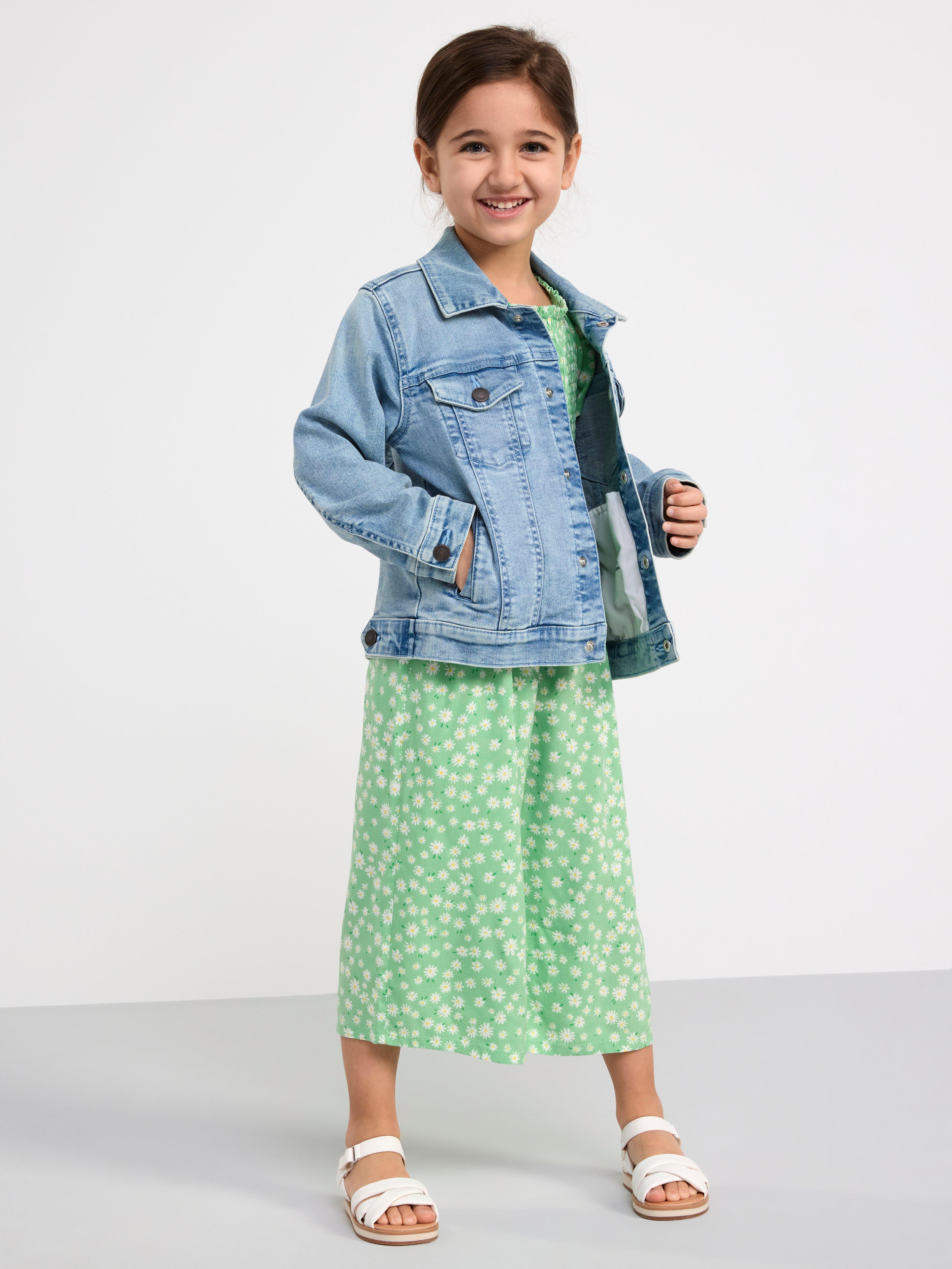 Jumpsuit with smock Green