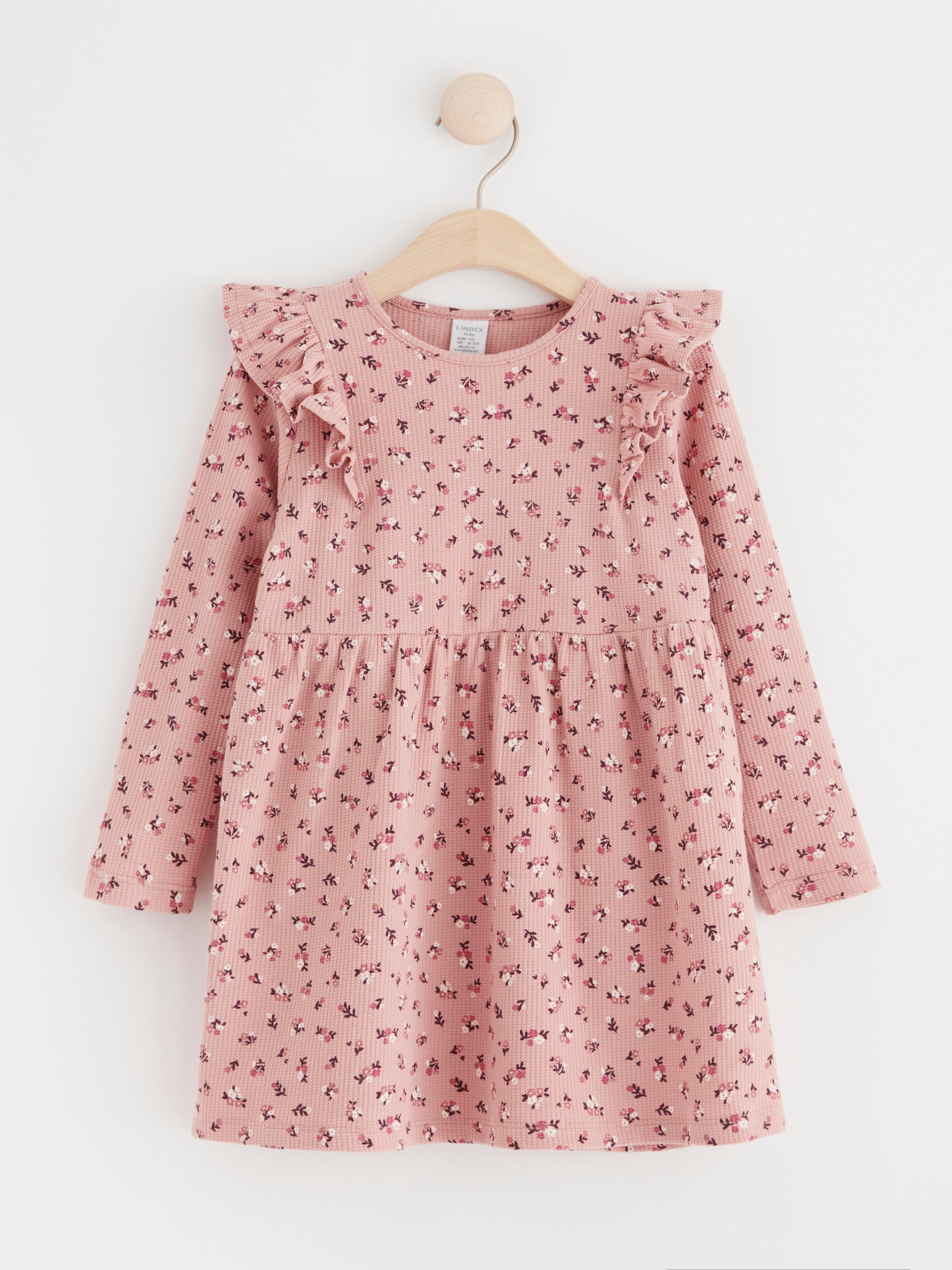 Dress with flowers Dusty Pink