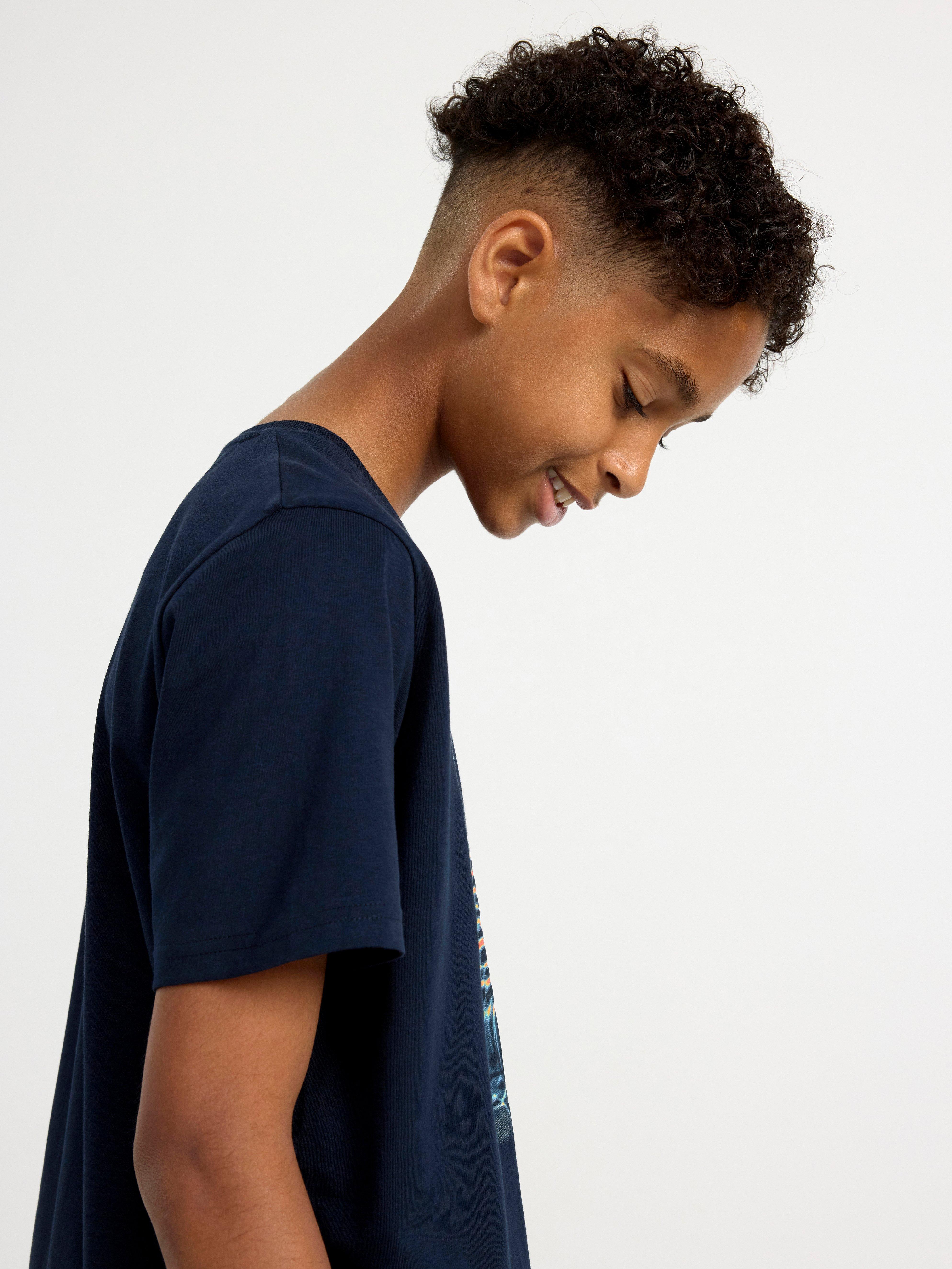 T-shirt with print Dark Navy