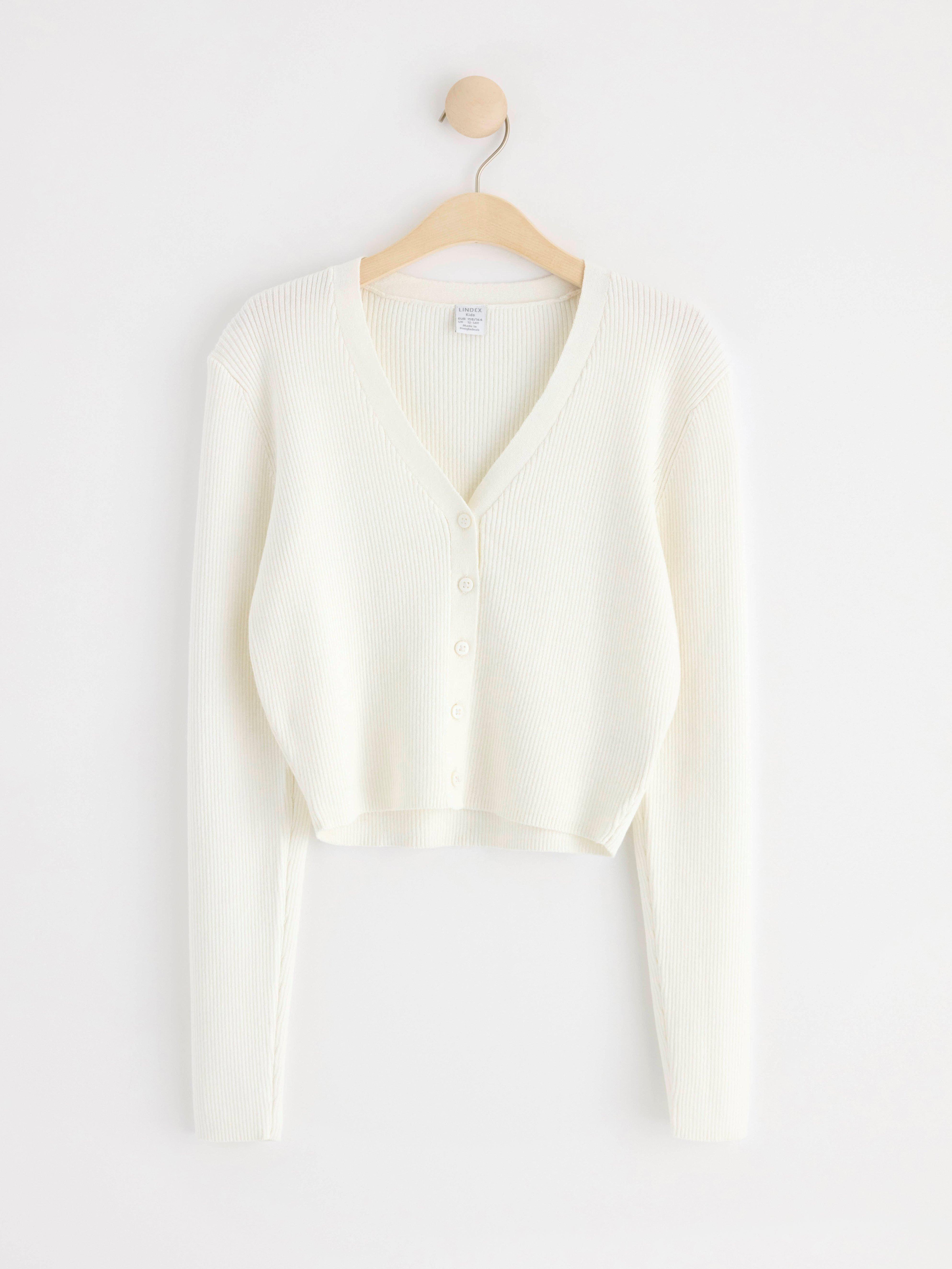 Ribbed cardigan Off White
