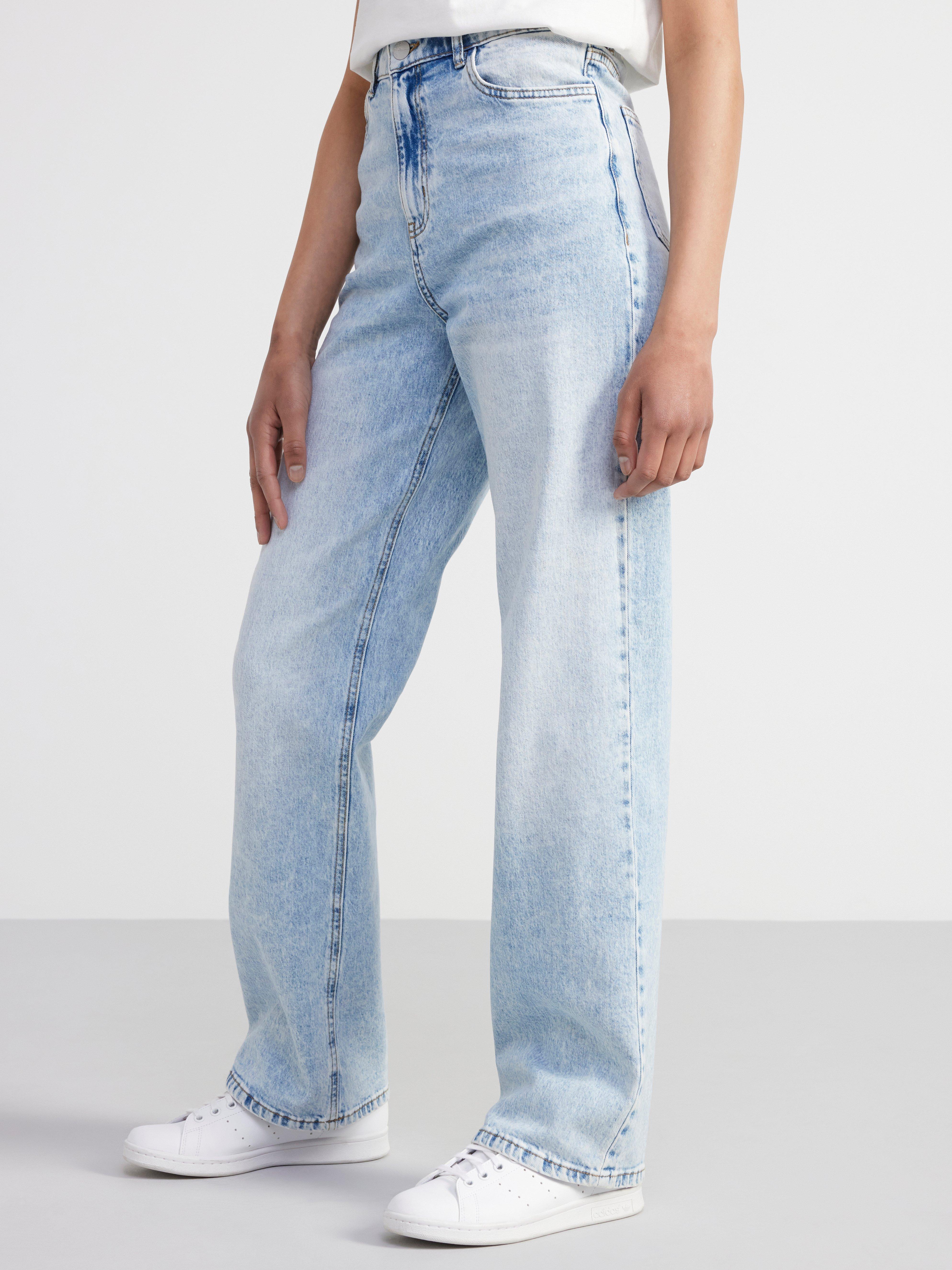VANJA Wide high waist jeans Light denim