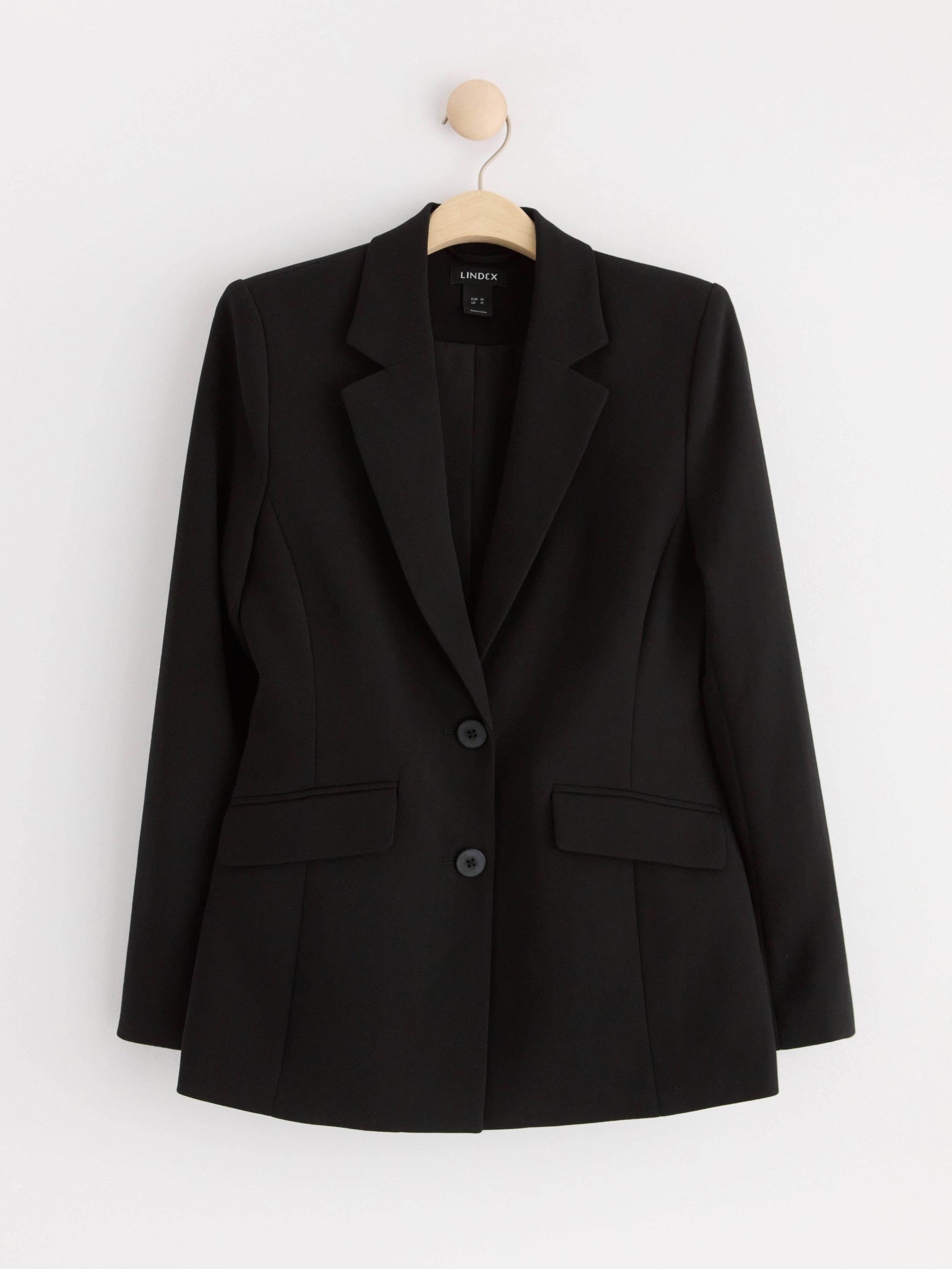 Blazer with double button closure Black