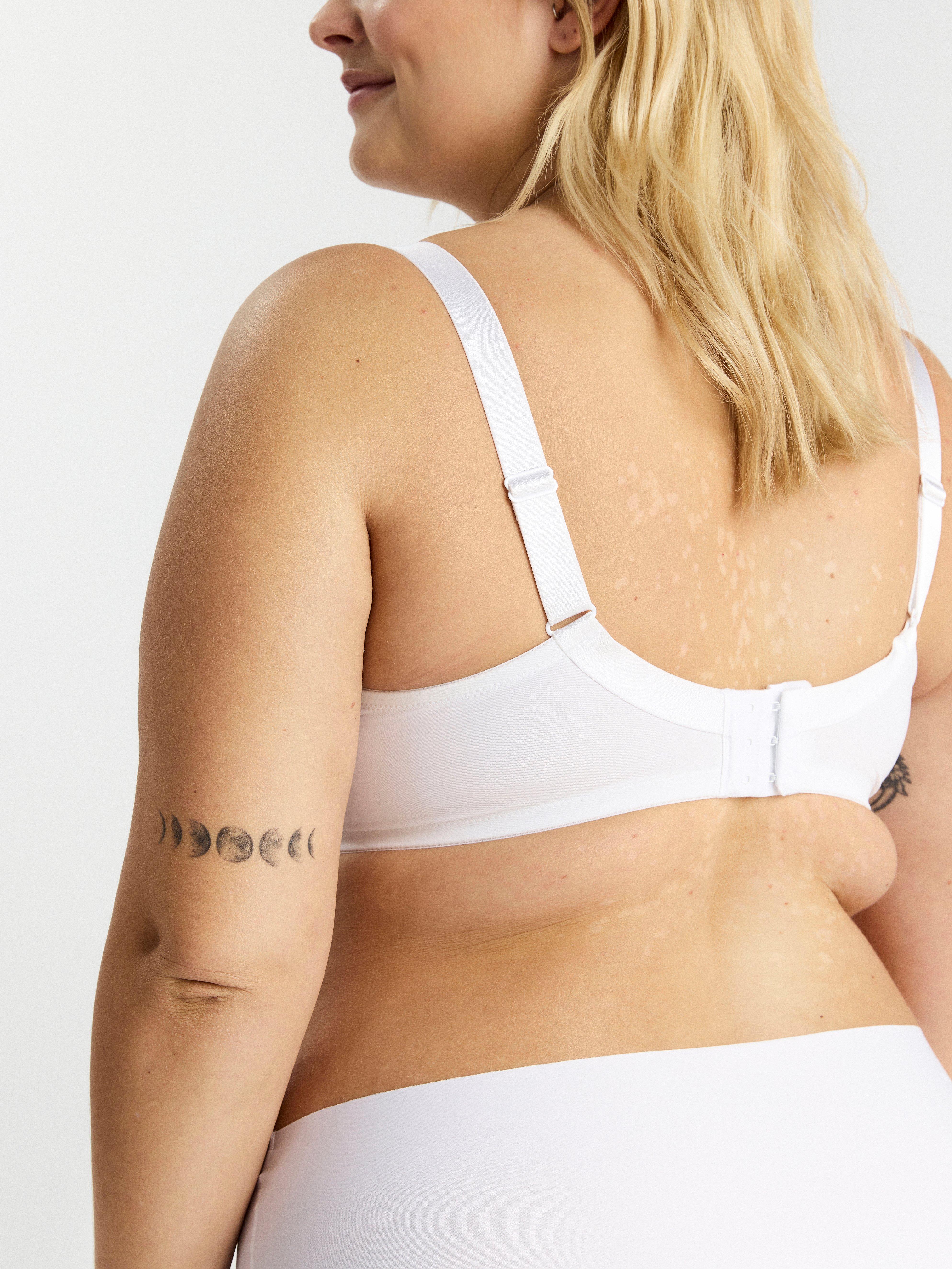 Dahlia T-shirt Bra White
