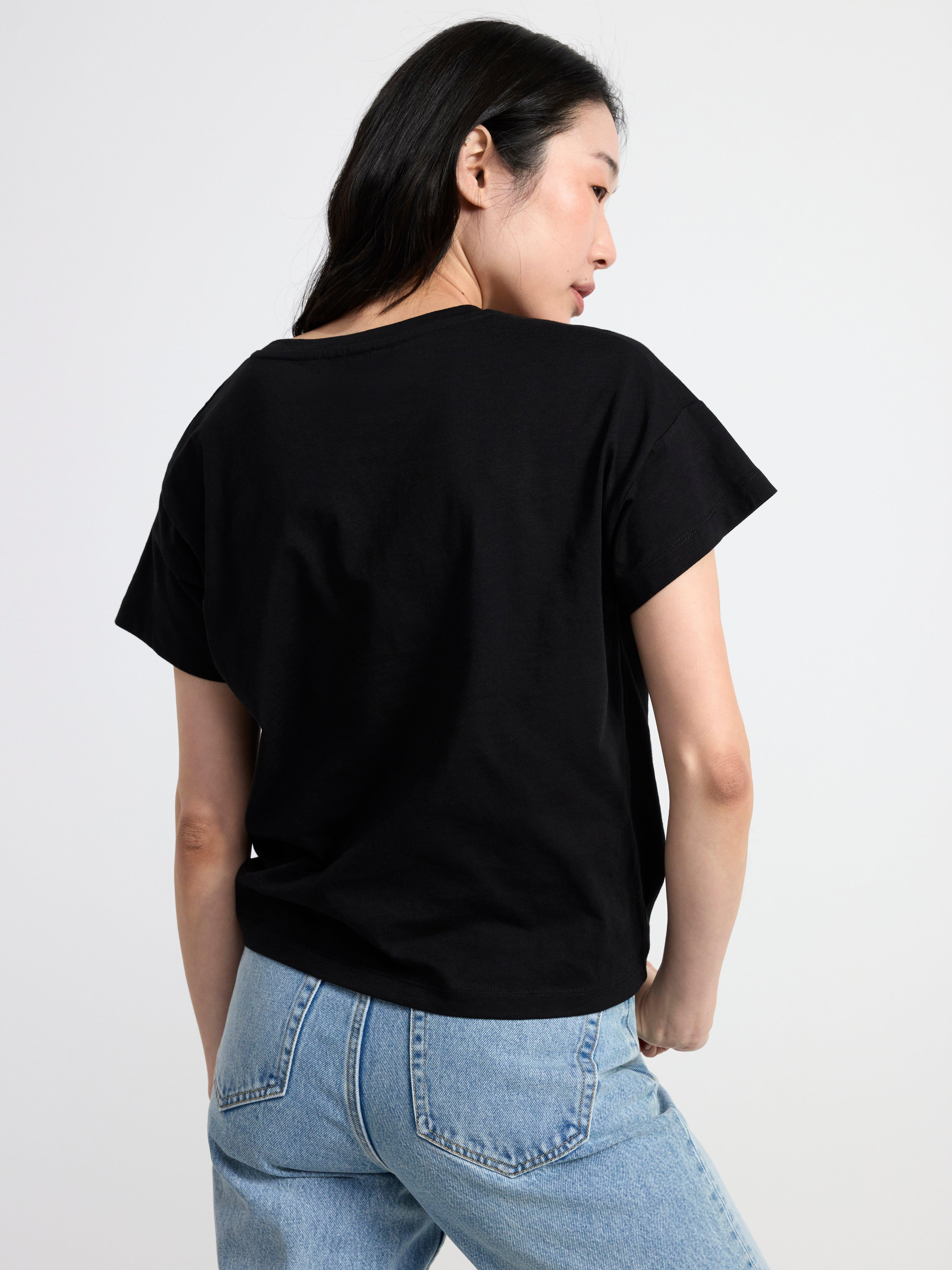 Cotton t-shirt Black
