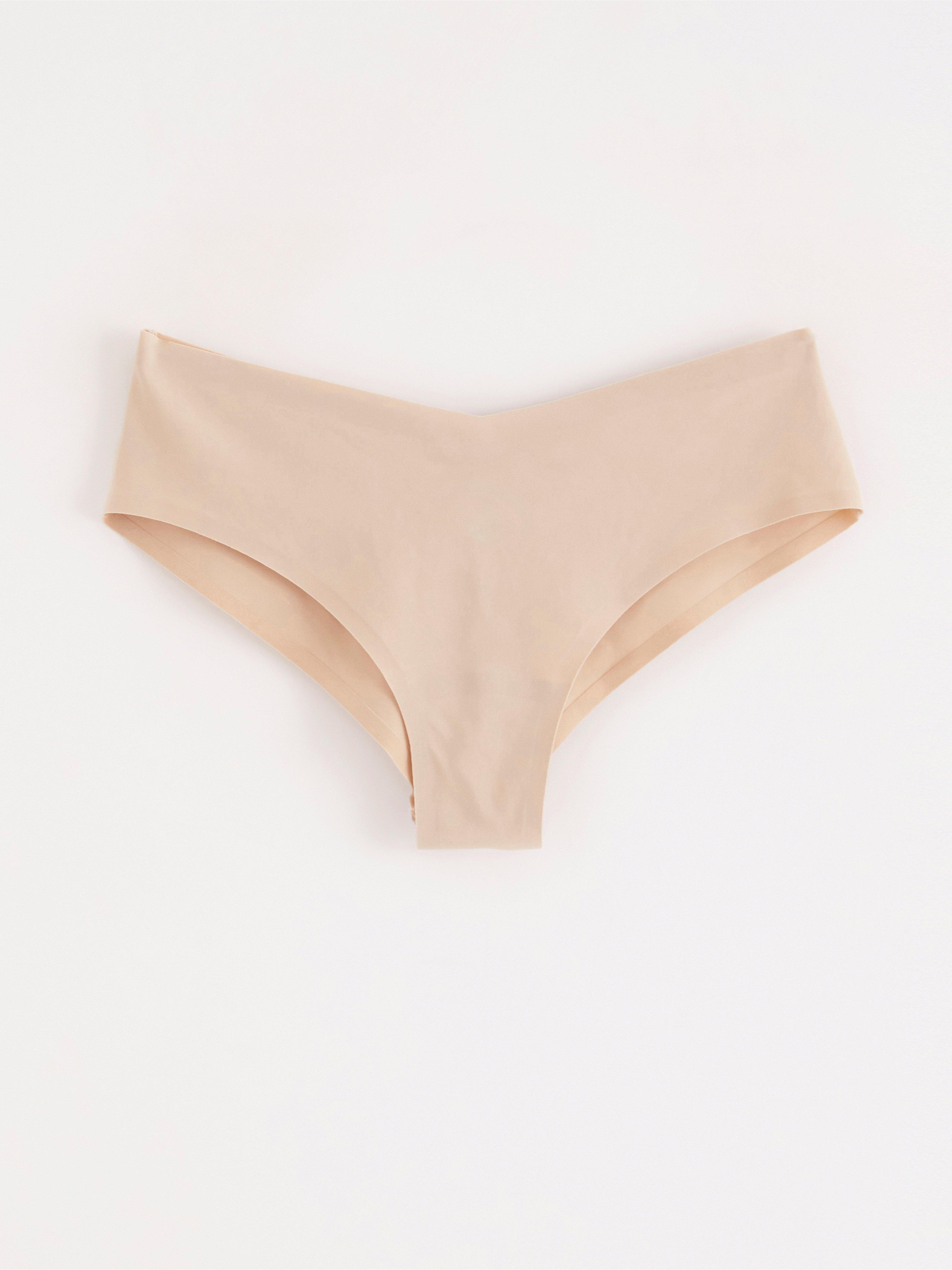 Brazilian regular invisible briefs Beige