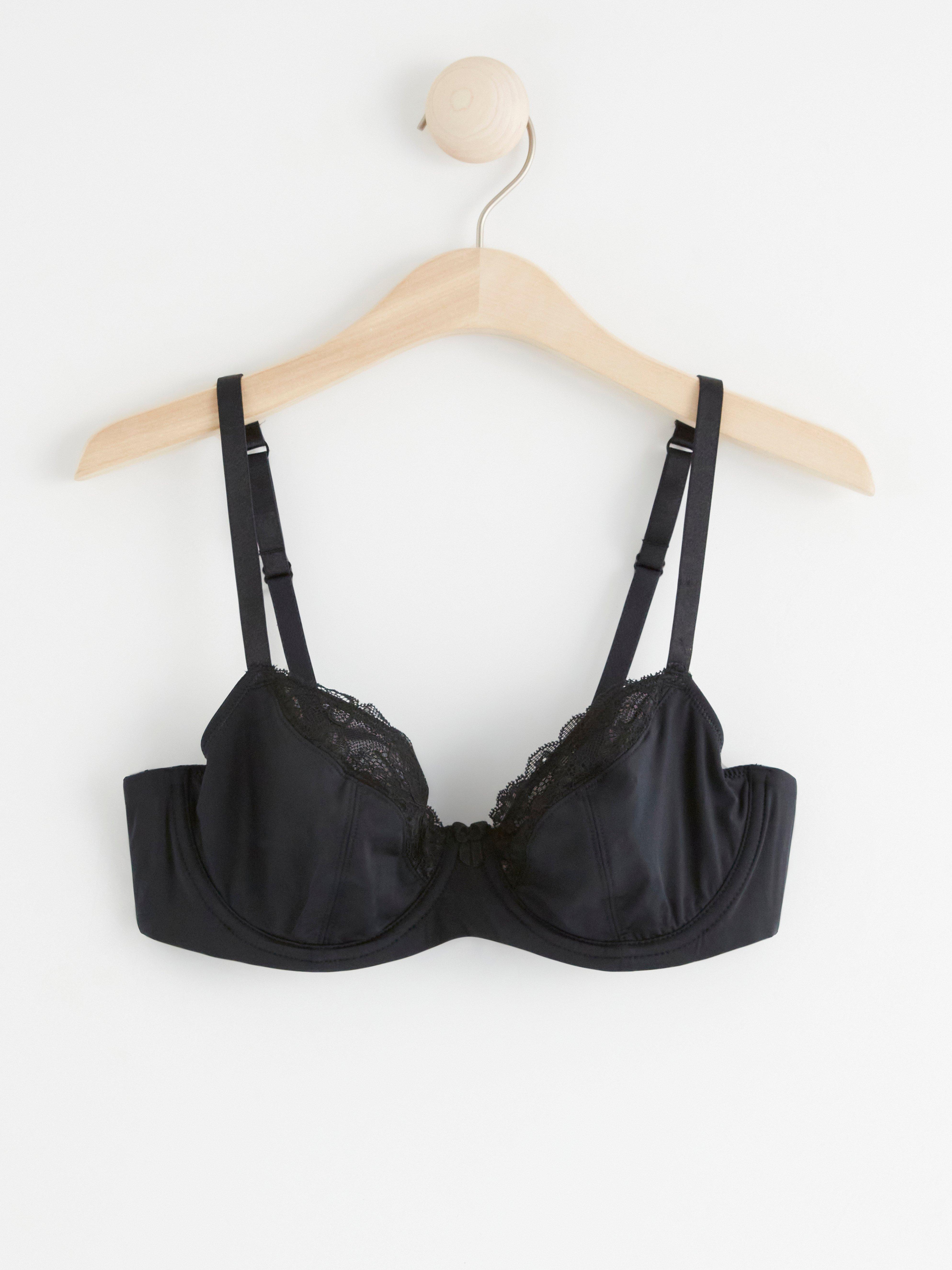 Aster Unpadded Bra Black