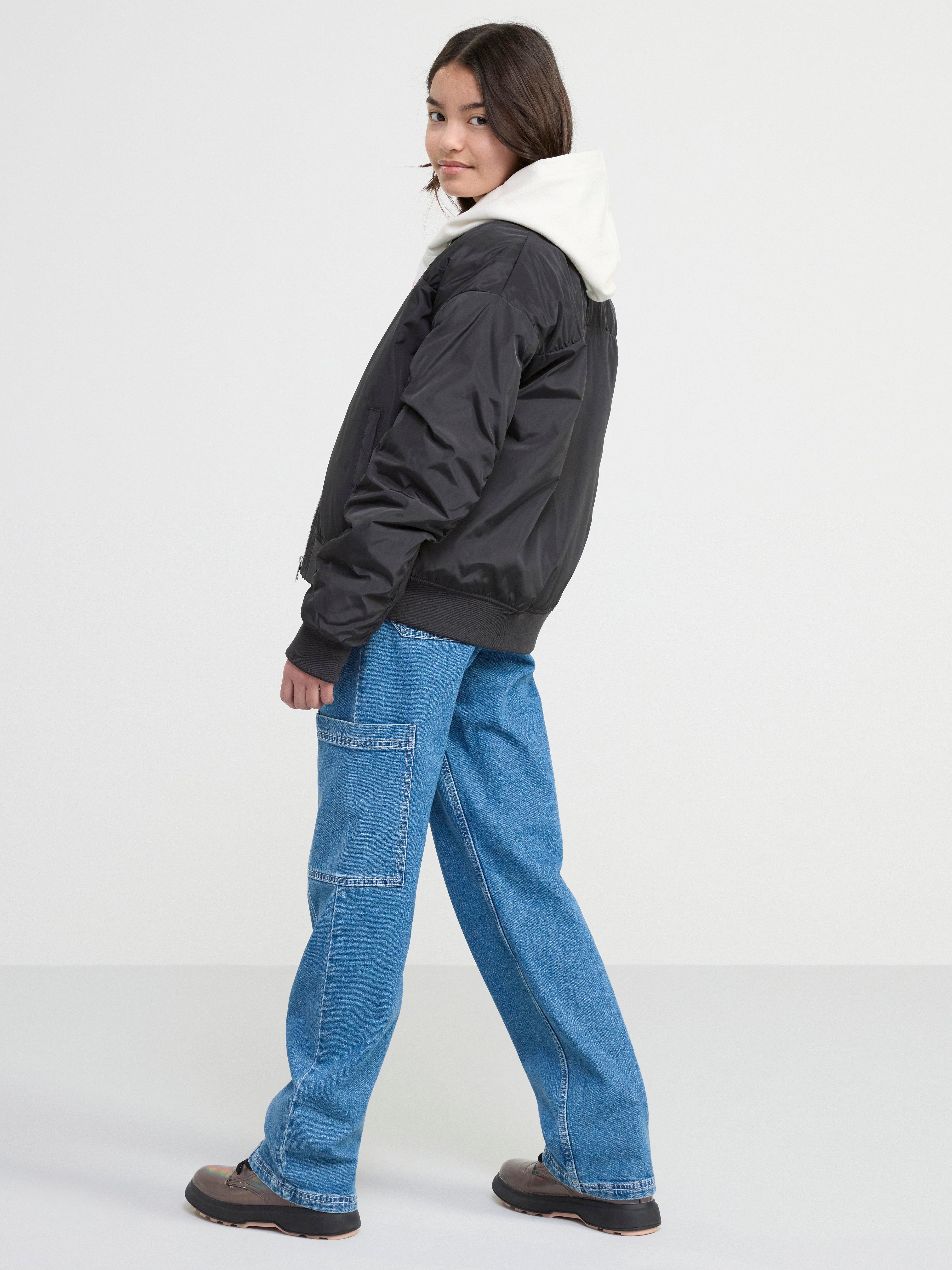 Water repellent bomber jacket Offblack