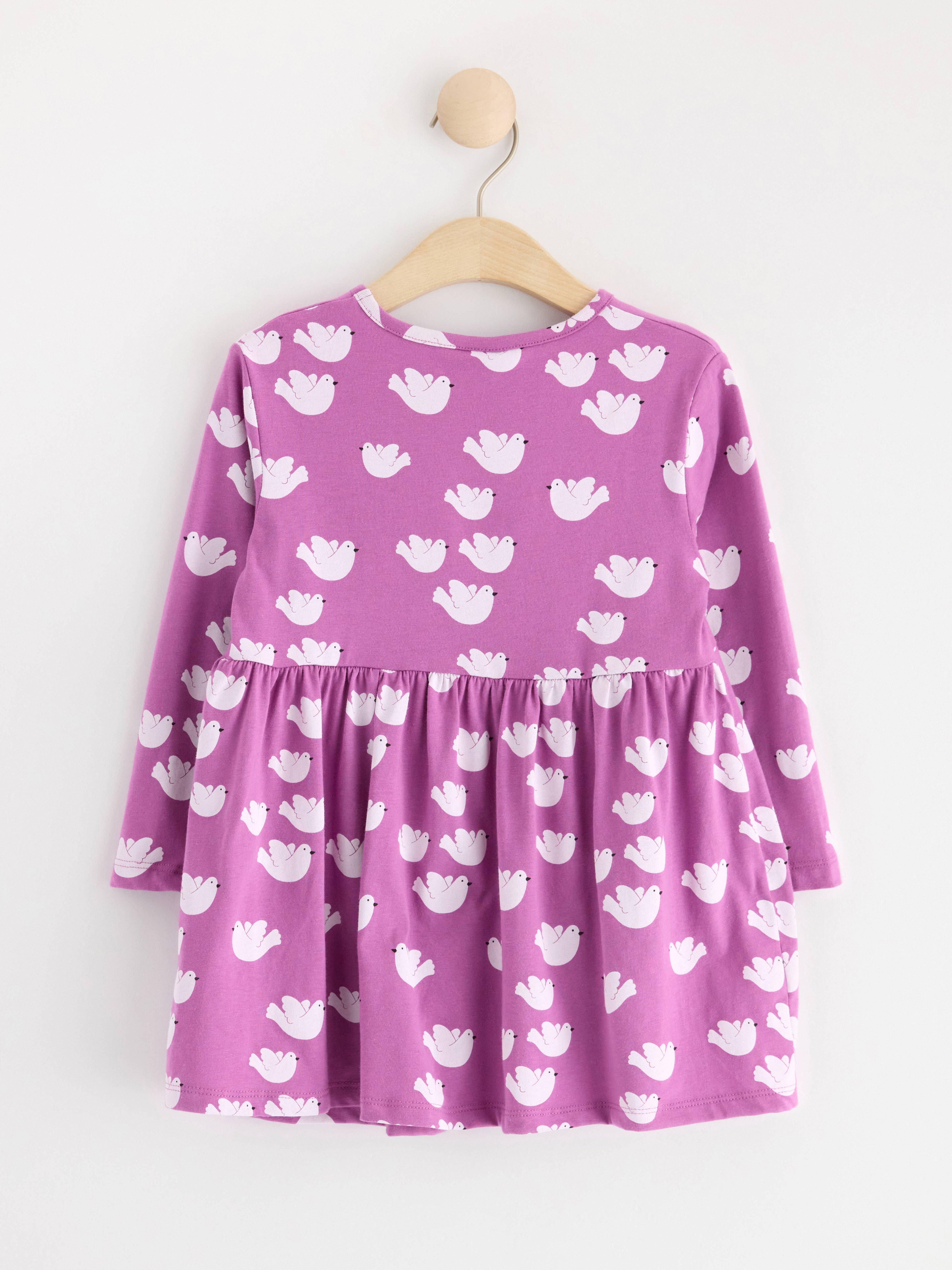 Tunic with print Dark Dusty Lilac