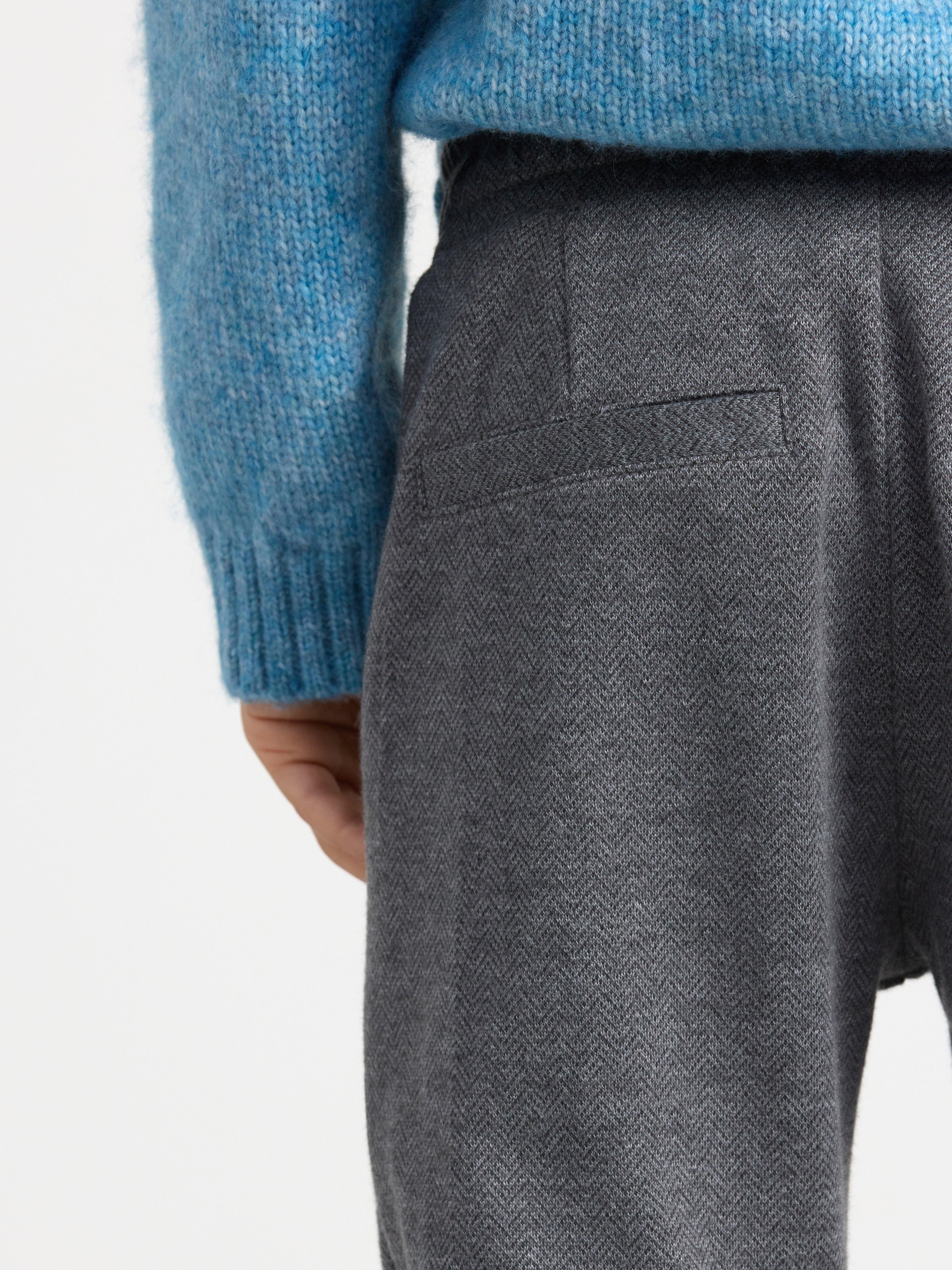Trousers in jersey Offblack