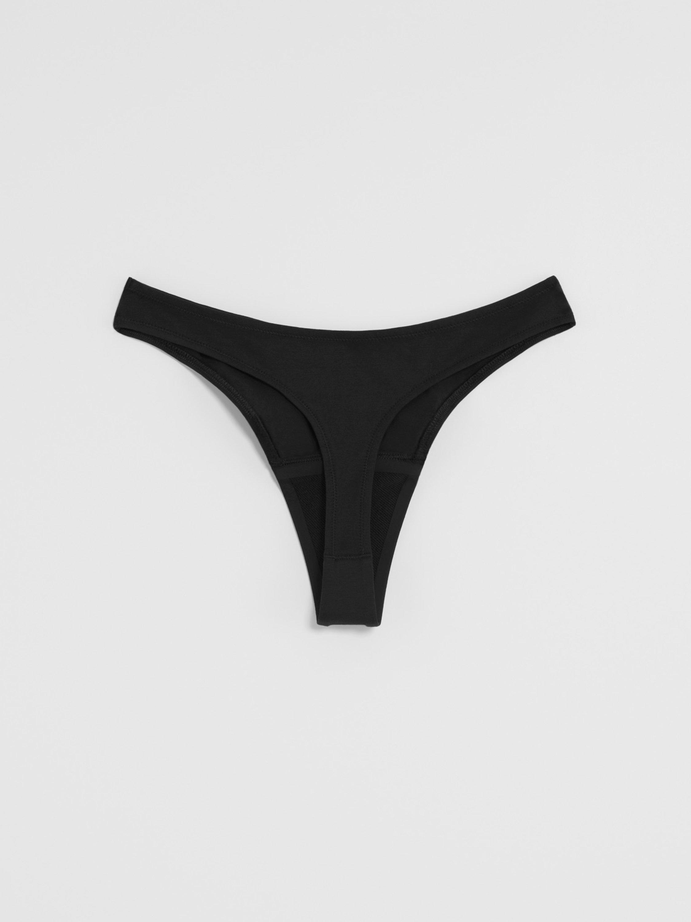 Engineered Thong Period Proof – Period Panty Light Absorbency Black