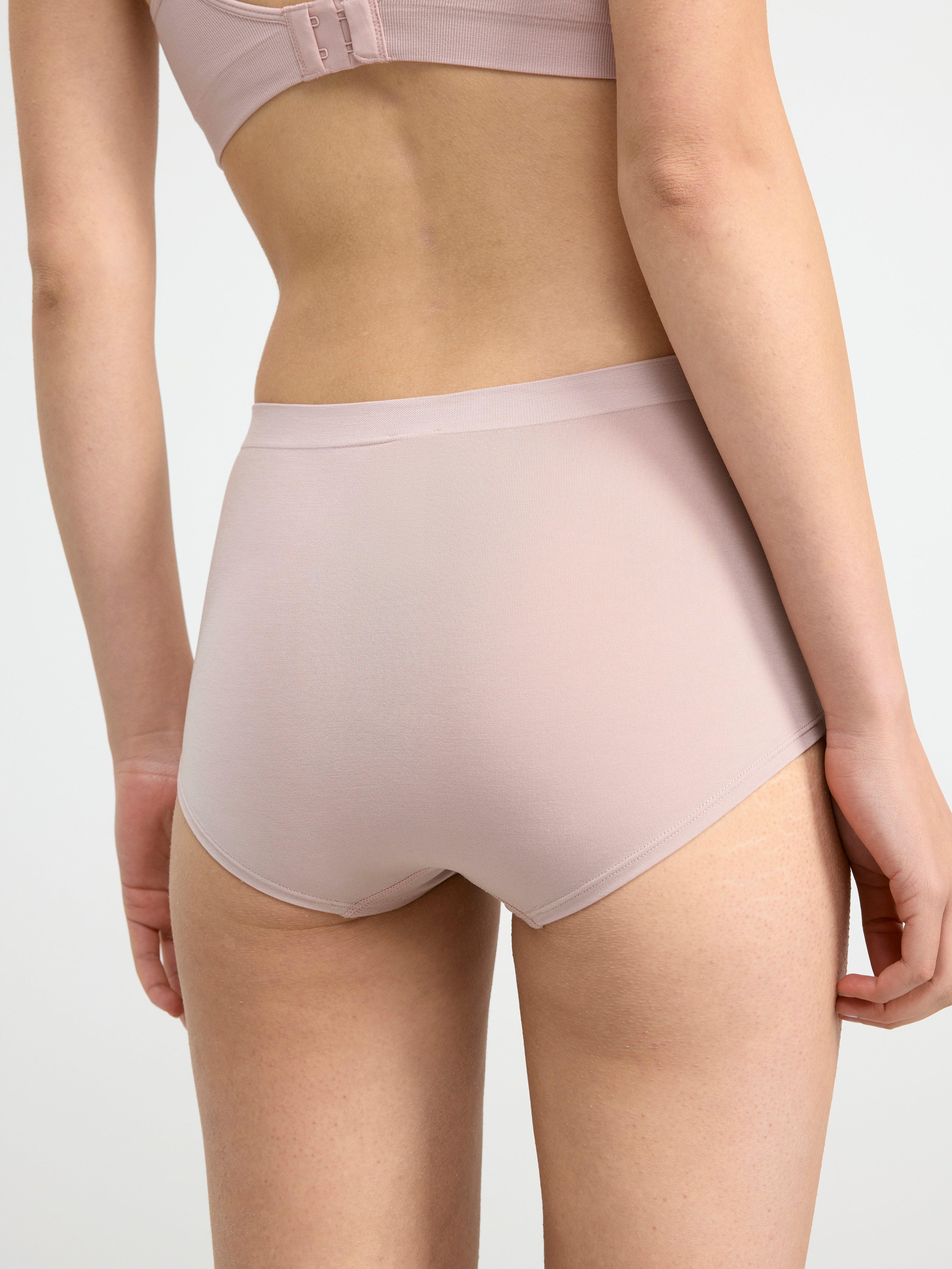 3-pack seamless high waist briefs Light Dusty Blue