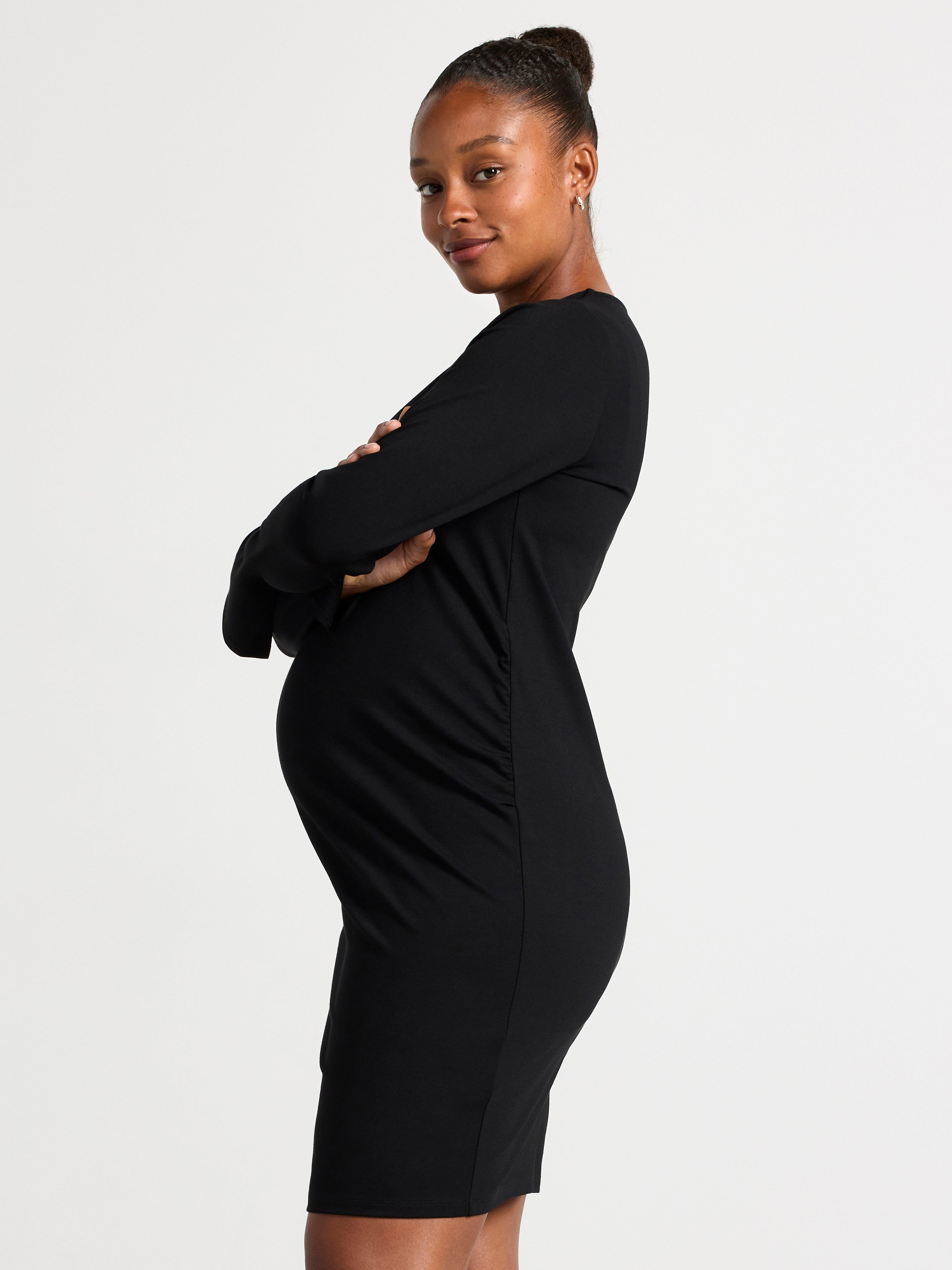 MOM Fitted mini dress Black